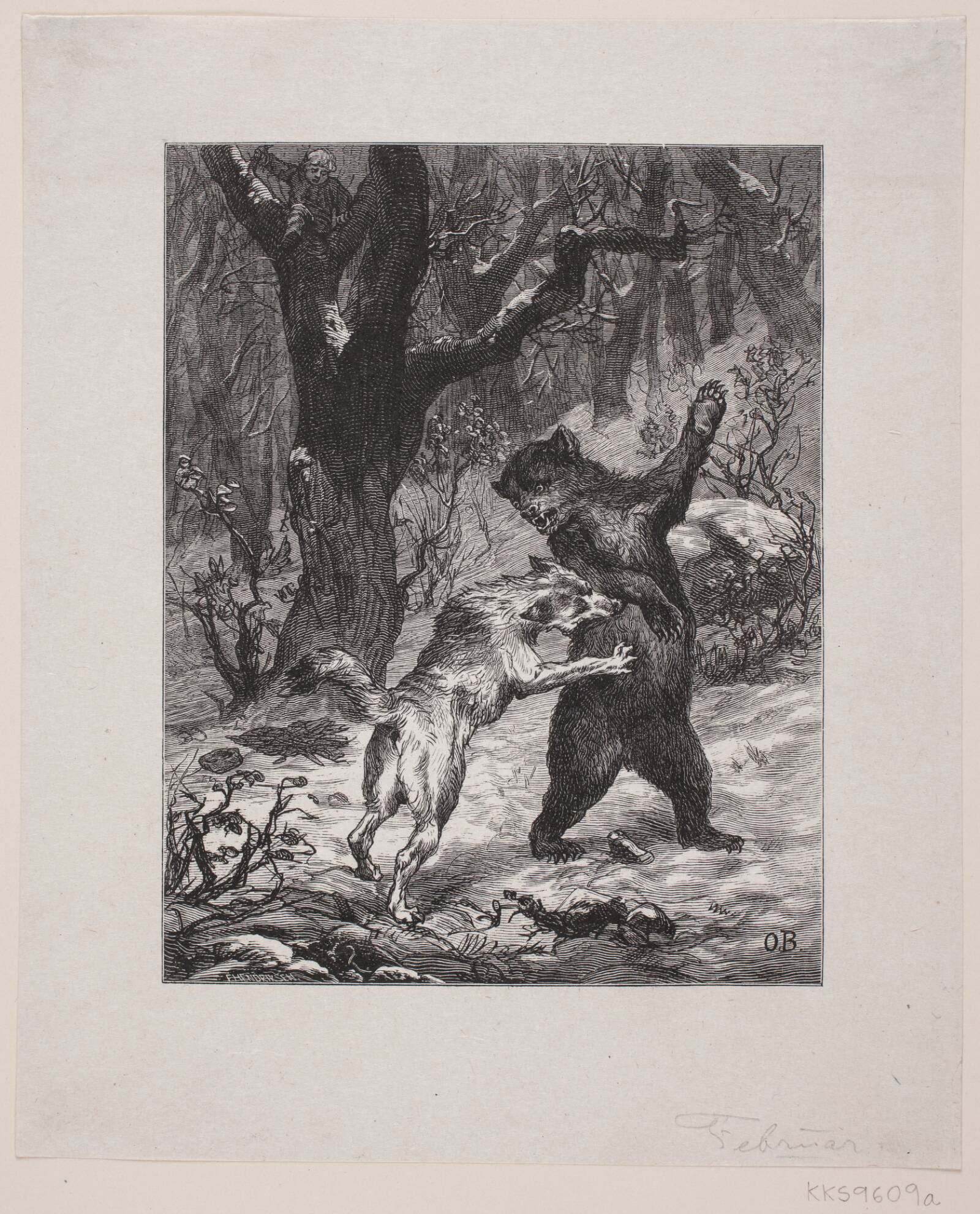 Dansen i skoven, Ubekendt, 1870-1877
