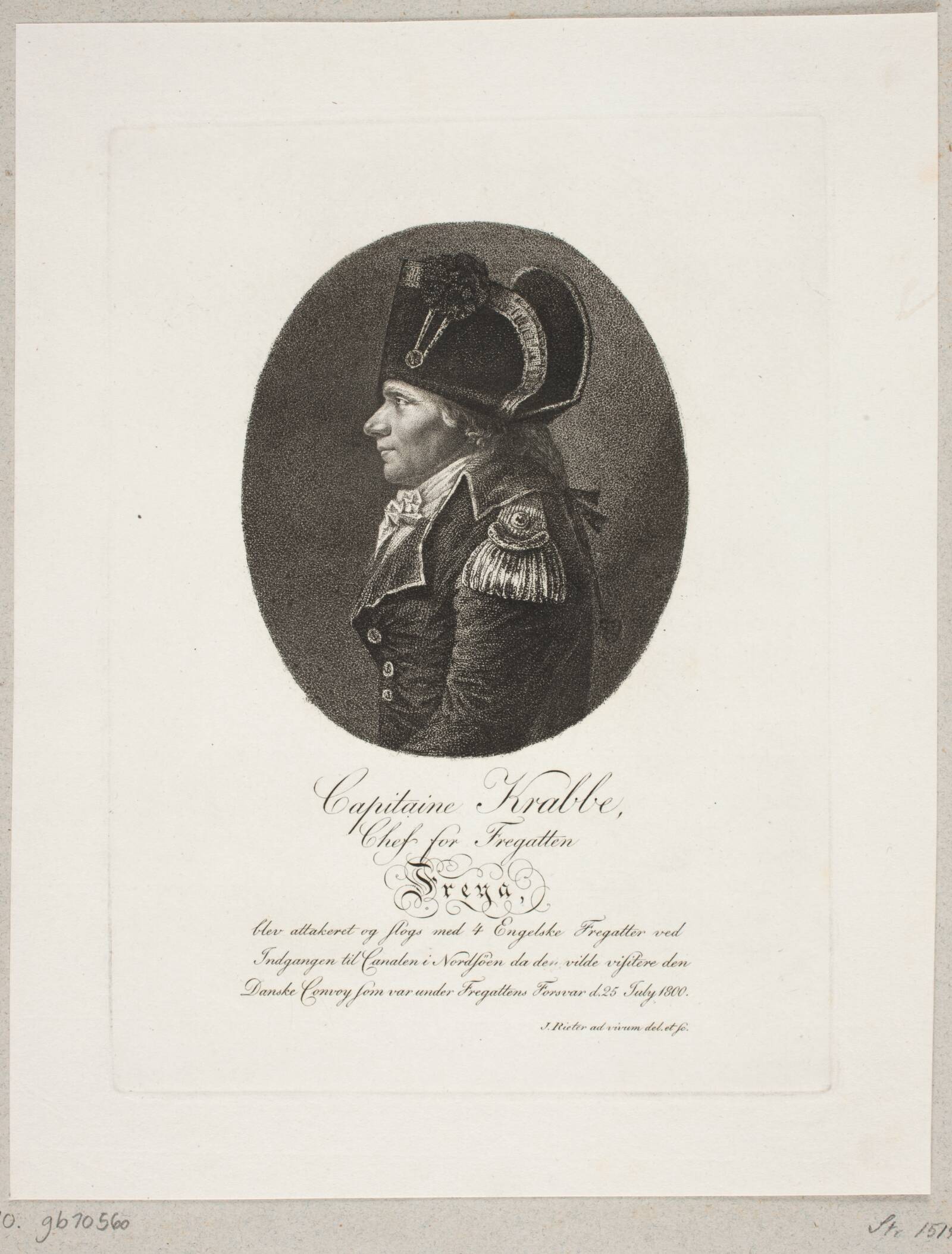 Peter Krabbe, Jacob Rieter, 1758-1823