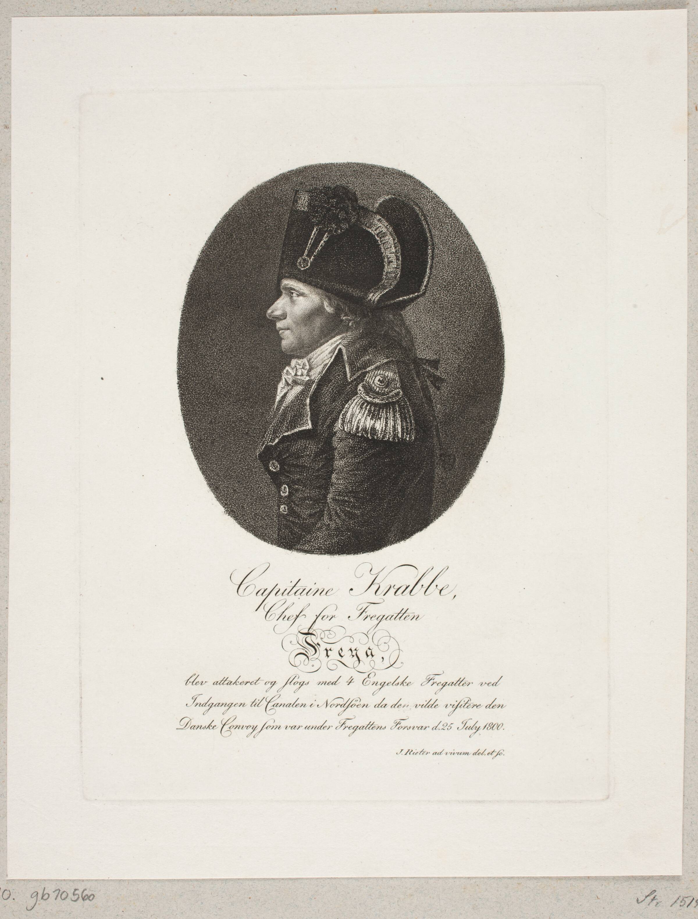 Peter Krabbe, Jacob Rieter, 1758-1823