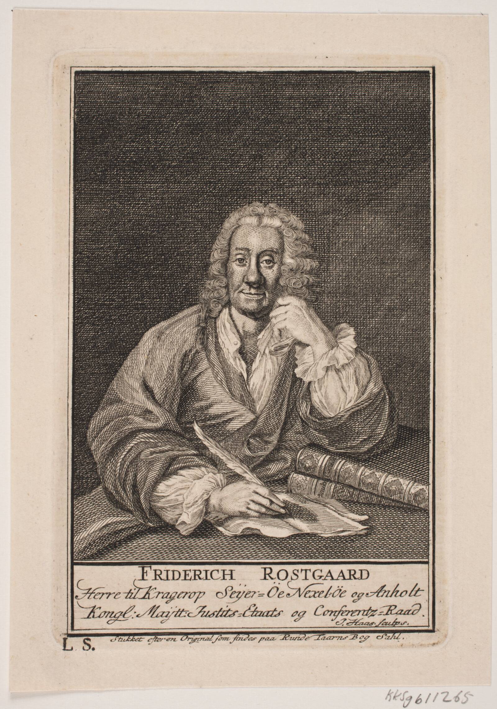 Frederik Rostgaard, Jonas Haas, 1720-1775