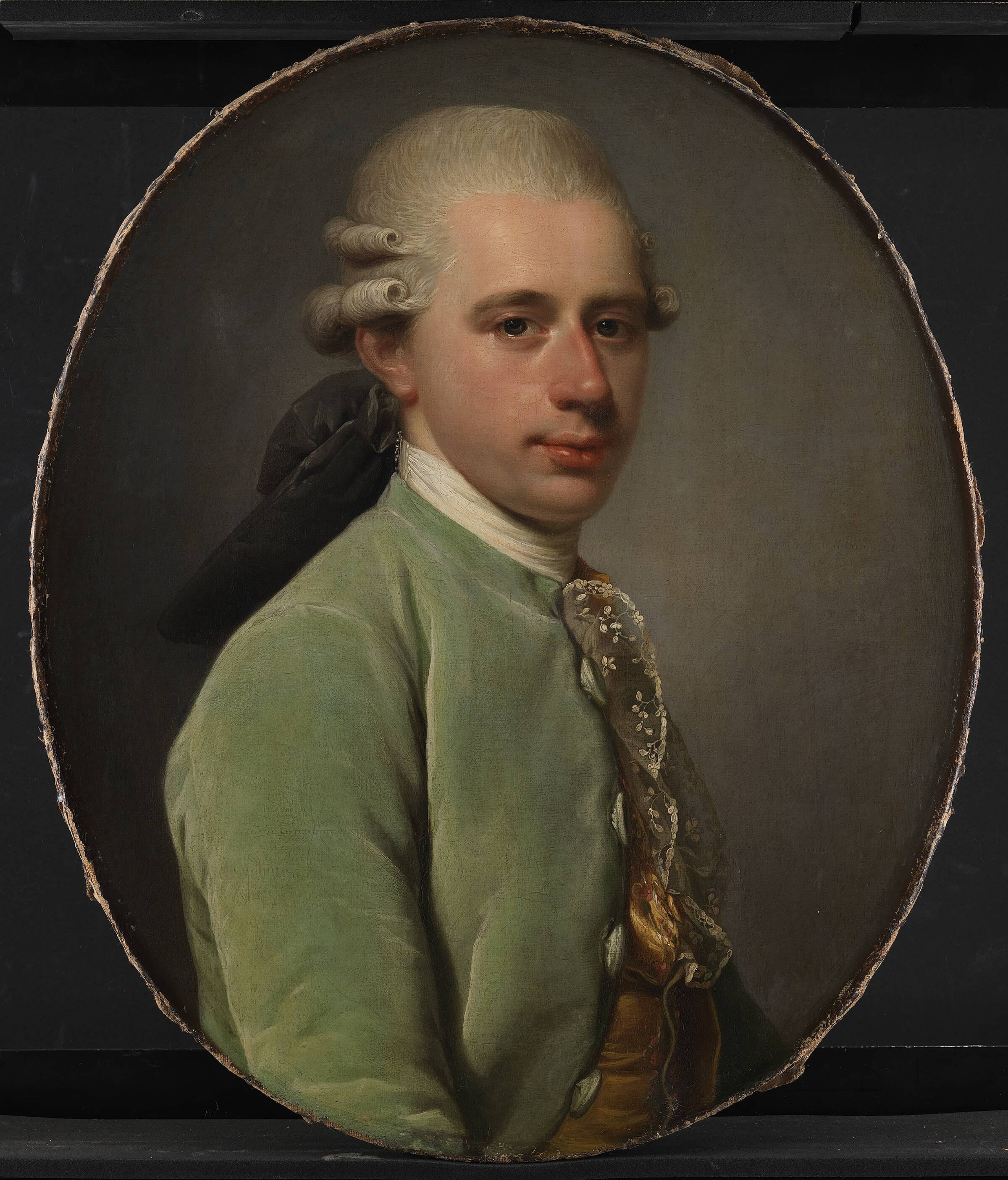 Generalpostdirektør Frederik Hauch som ung, Jens Juel, 1776