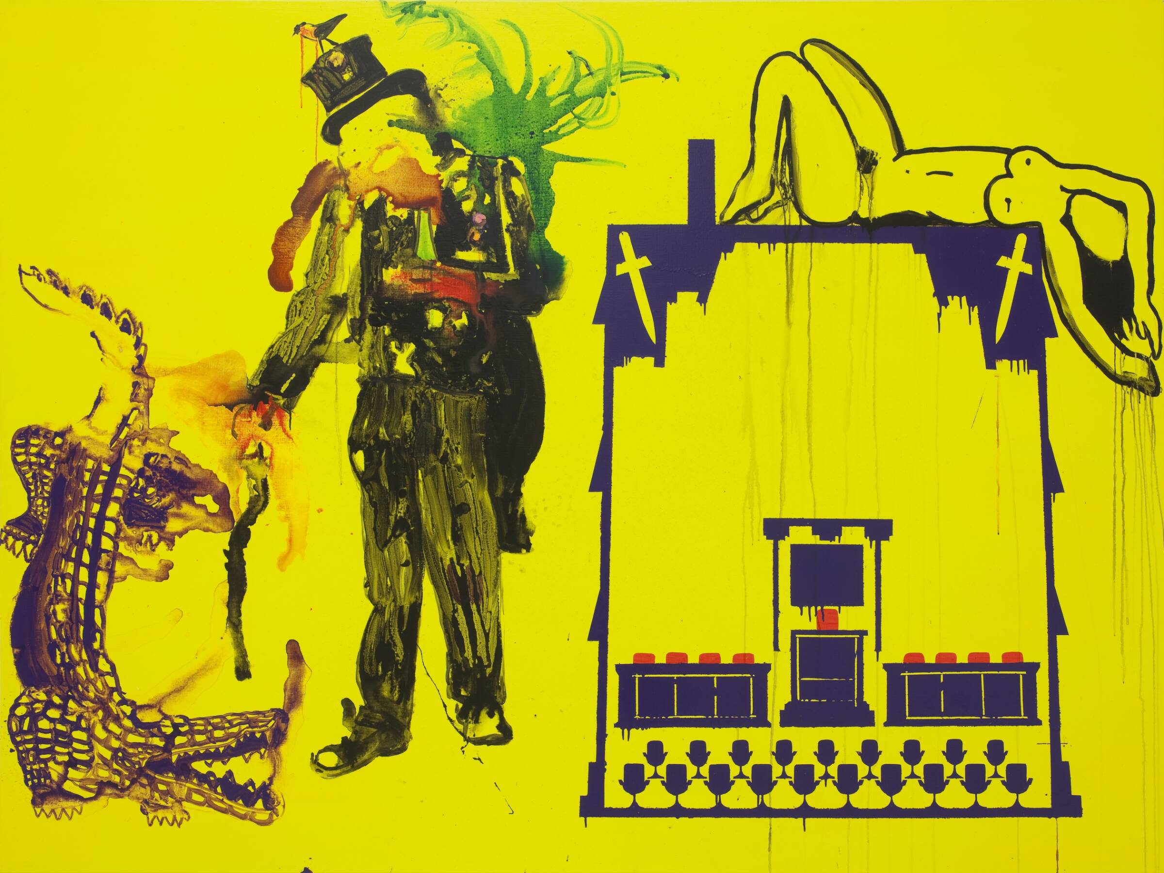 Uden titel. Tramp/Crocodile, John Kørner, 2004