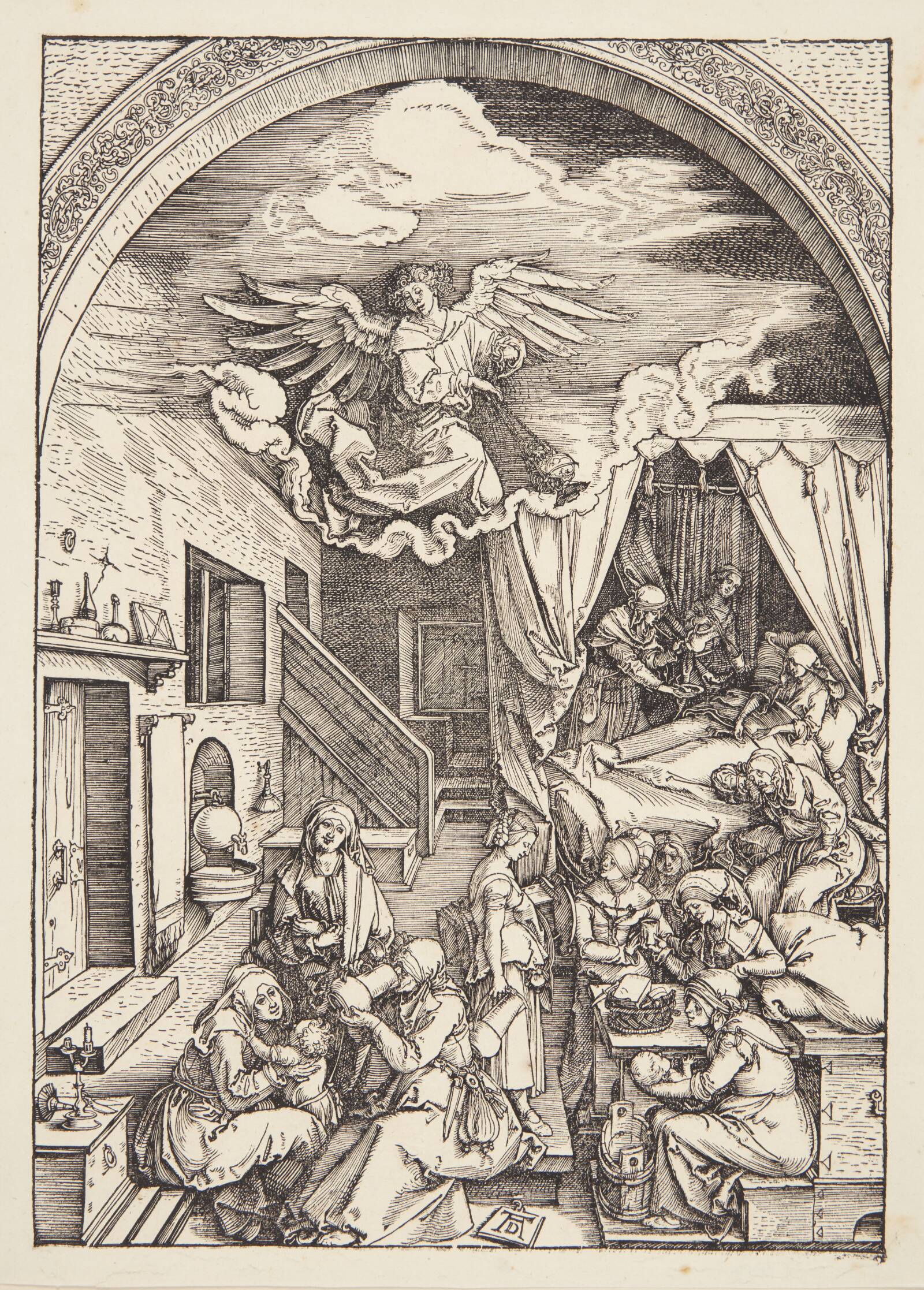 Jomfru Marias fødsel, Albrecht Dürer, 1501-1504