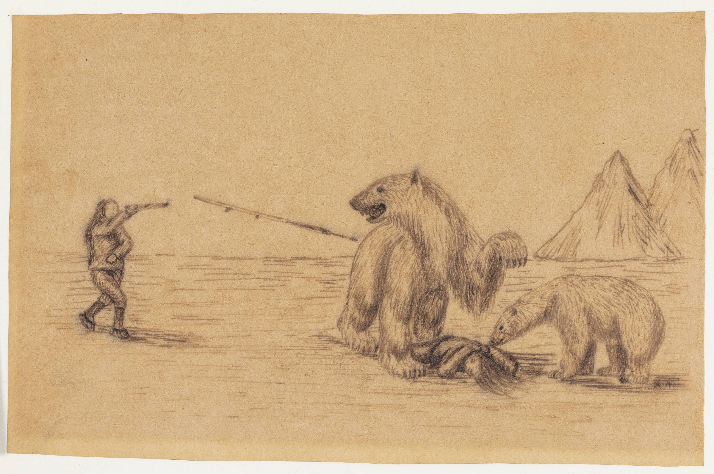 Motiv fra et østgrønlandsk sagn, Kaarale Andreassen, 1927-1928