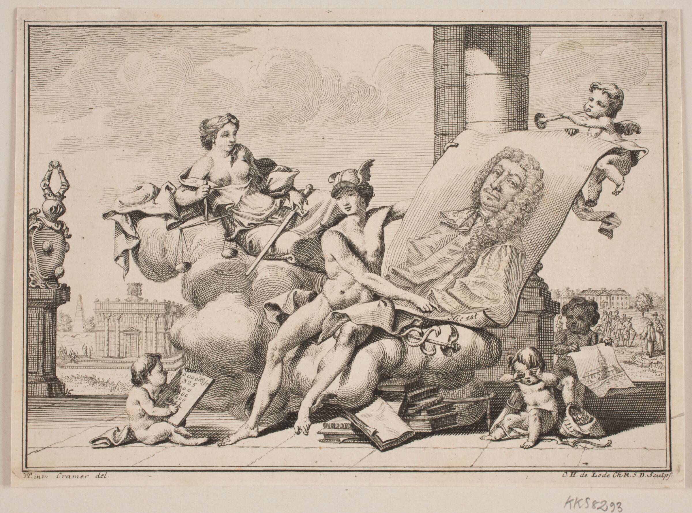 Peder Lasson. Allegoriske Omgivelser., Odvardt Helmoldt de Lode, 1726-1757