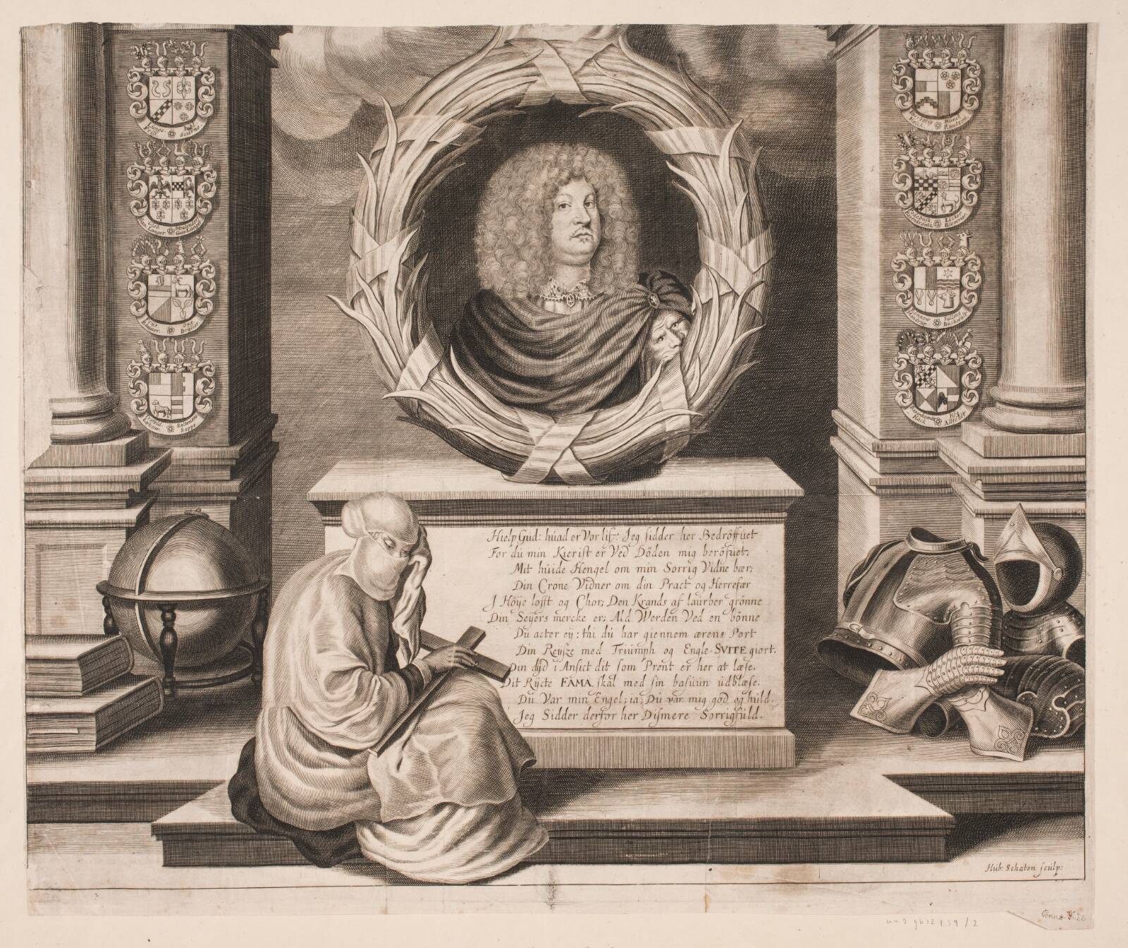 Tønne Juul, nederste del, Hubert Schaten, 1684-1685