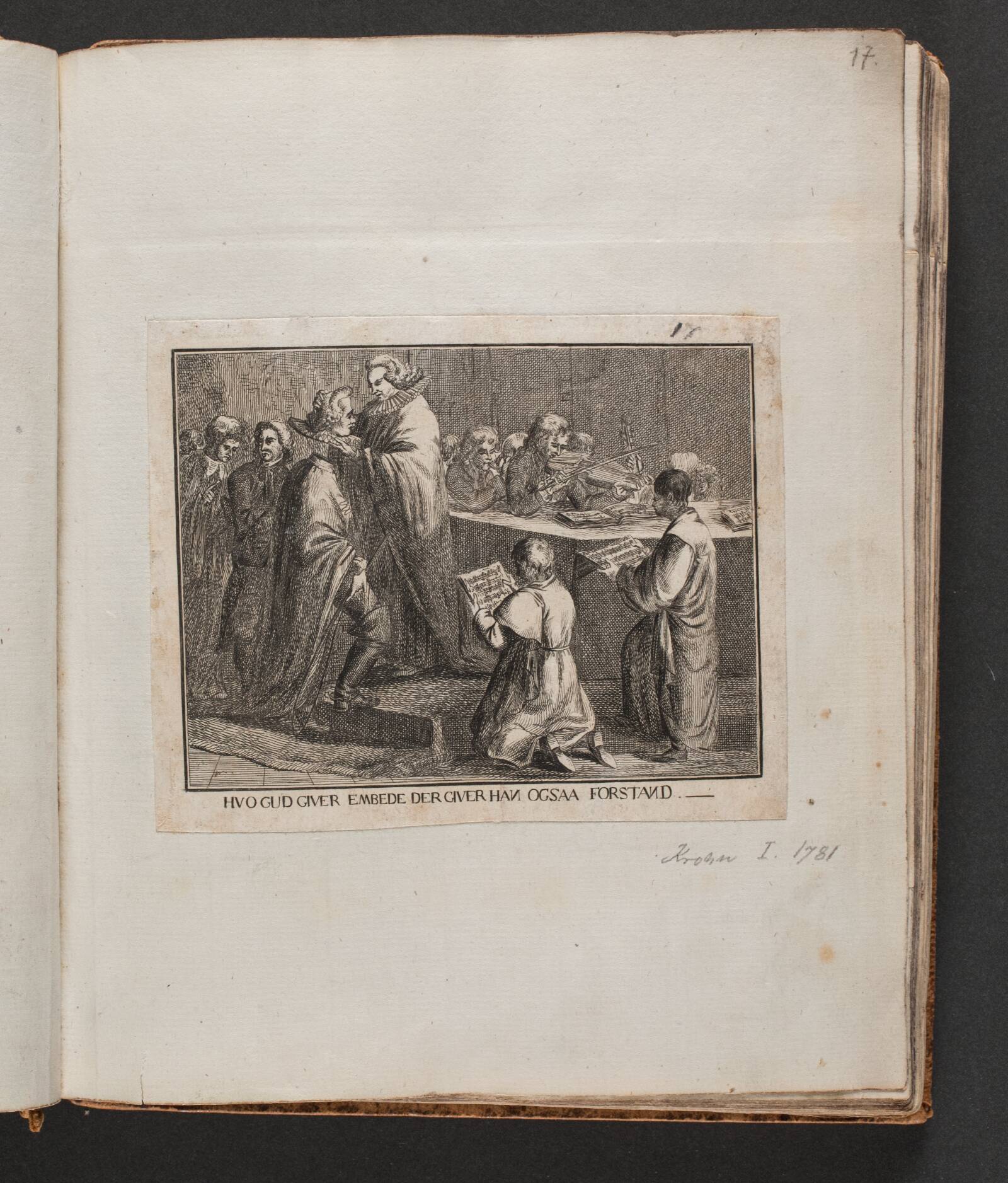 "Hvo Gud giver Embede", Ubekendt, 1787-1791