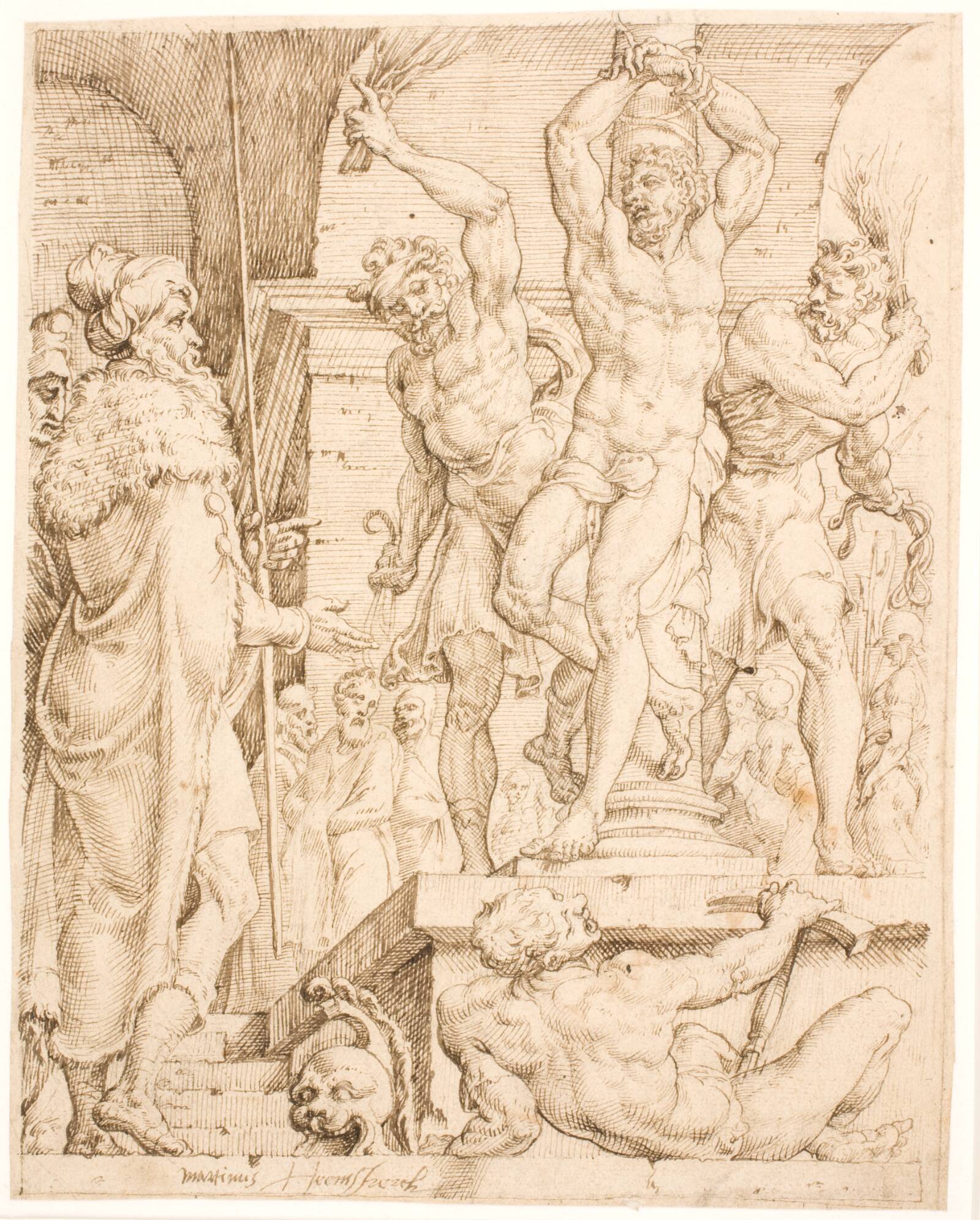 Kristi hudflettelse, Maarten van Heemskerck, 1546-1549