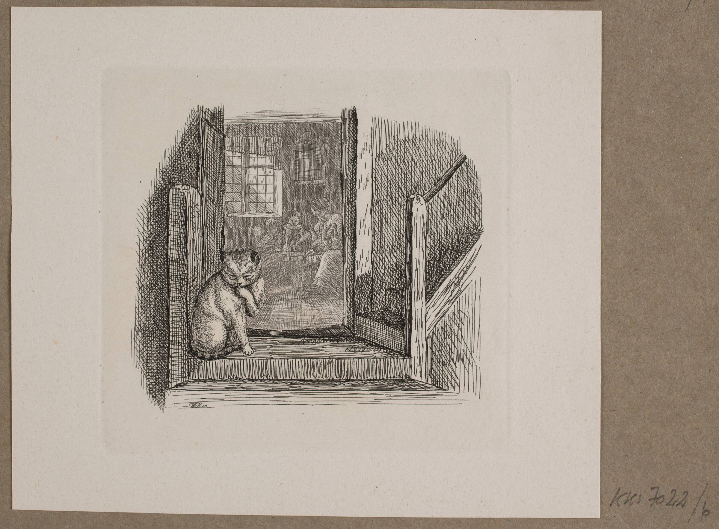 Illustration til O. Specter, "Fabler for Børn", Vilhelm Kyhn, 1838