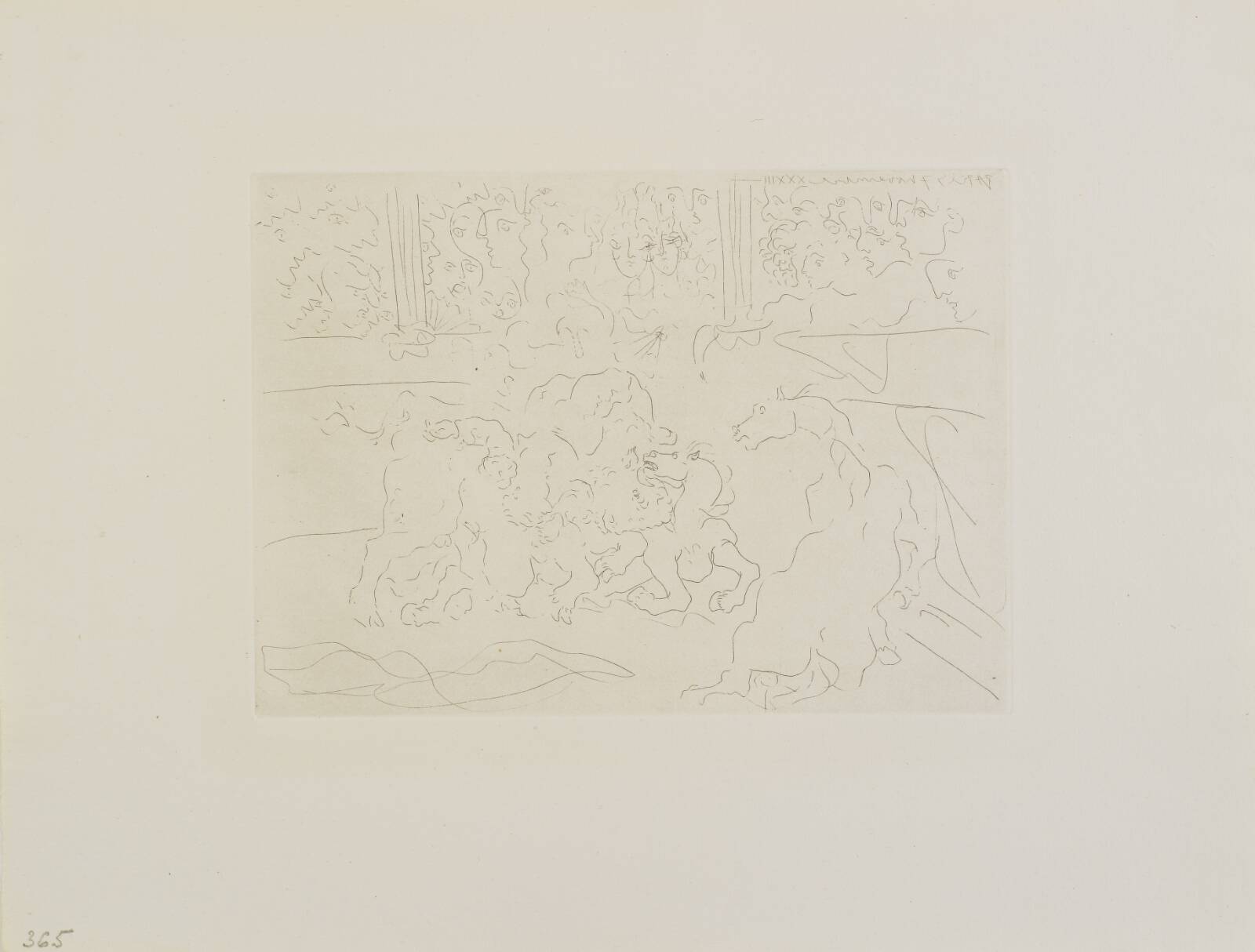 Corrida. Torero blessé, Pablo Picasso, 1933