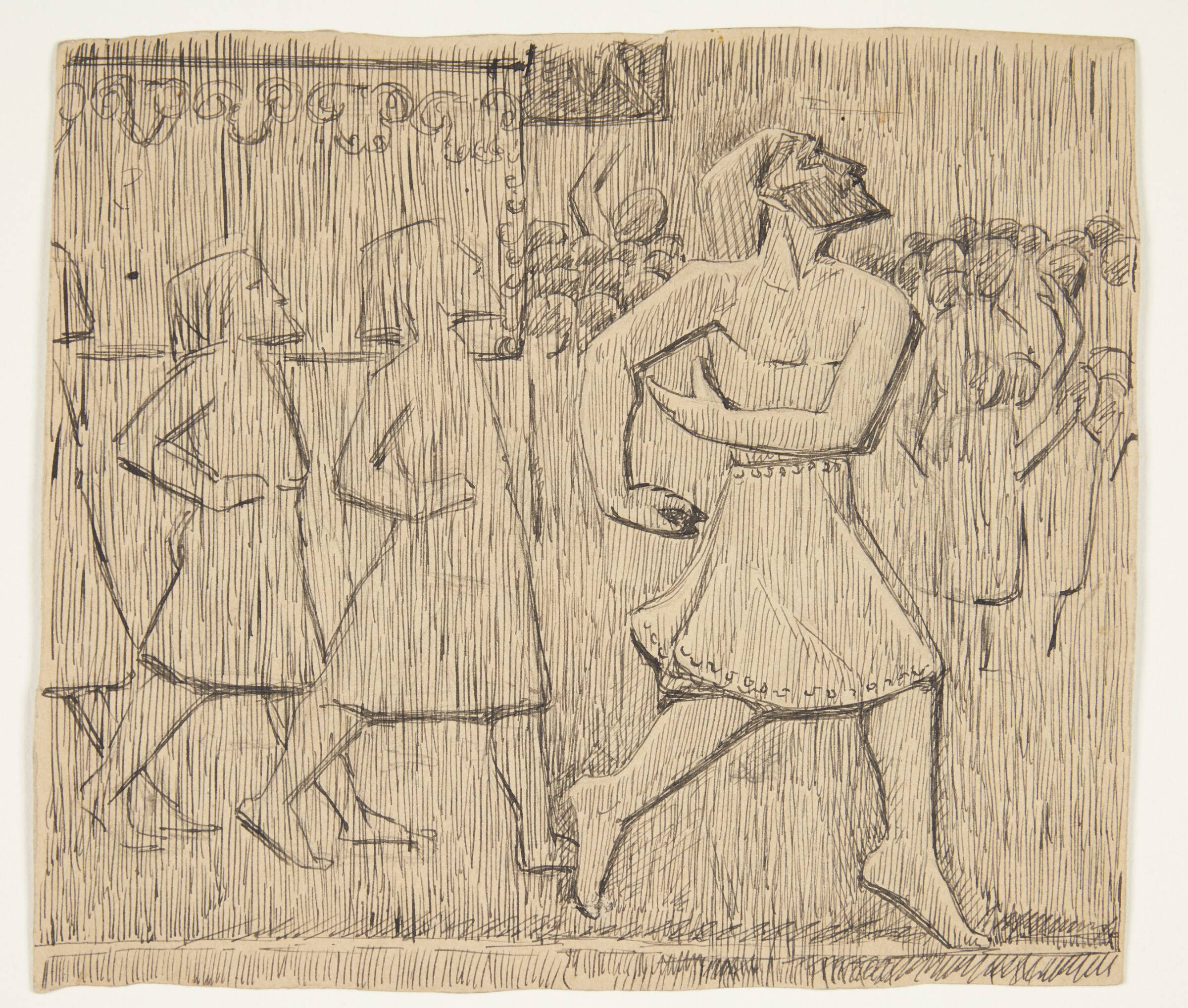 David danser foran pagtens ark, Olivia Holm-Møller, 1905-1909