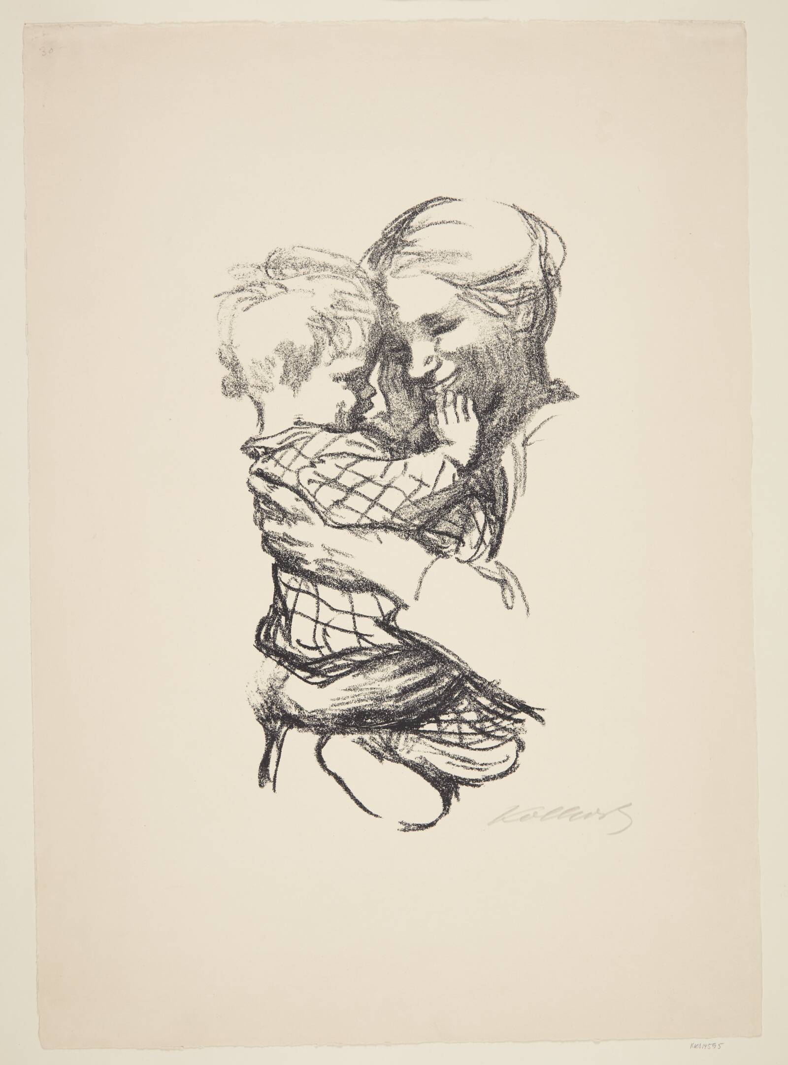 Mutter mit Kind auf dem Arm, Käthe Kollwitz, 1916