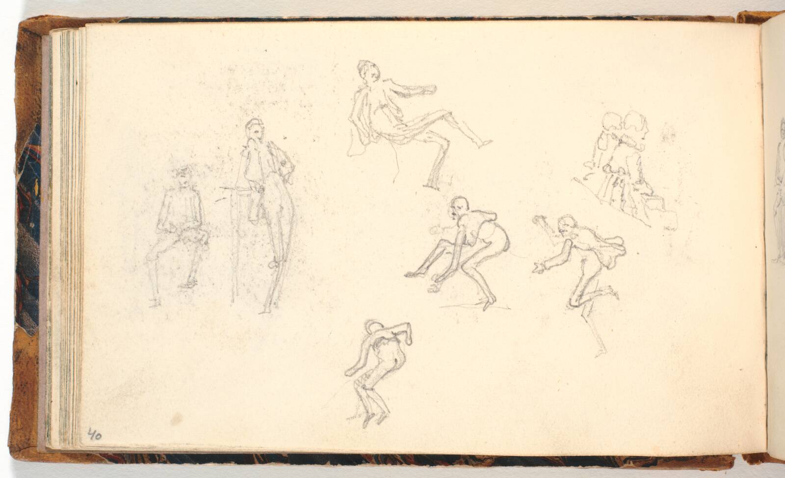 Figurstudier, Martinus Rørbye, 1832