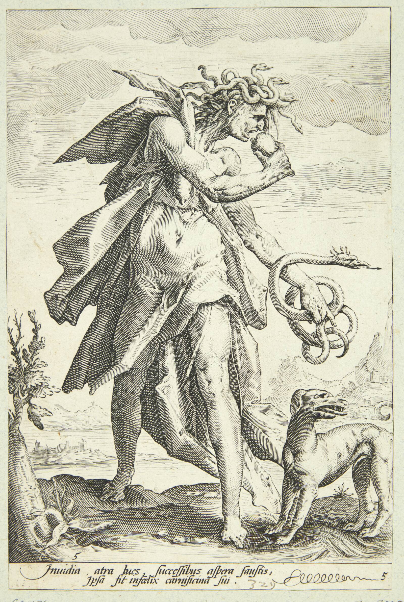 Misundelse, Jacob Matham, 1585-1588