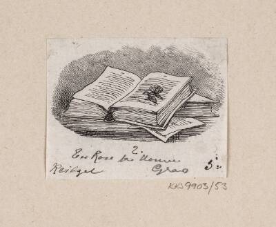 Illustration til "En Rose fra Homers Grav" i H.C. Andersen, "Eventyr og Historier", Bind 1