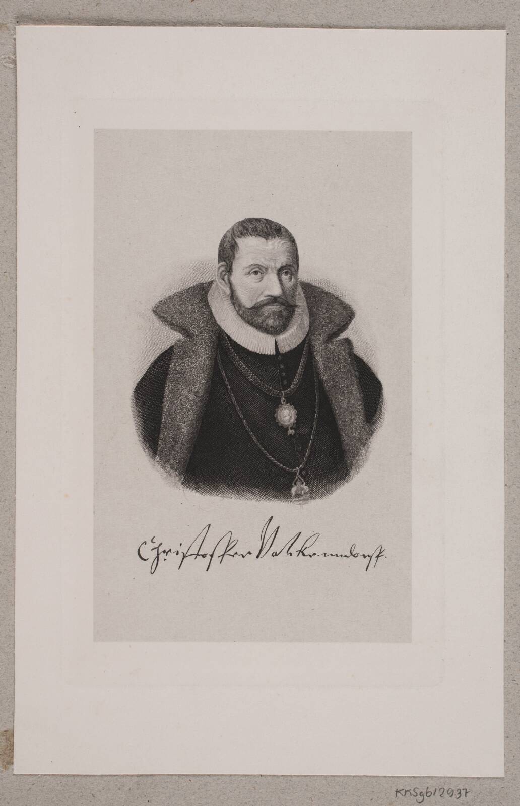 Christoffer Walkendorff, by Julius Magnus-Petersen, 1869