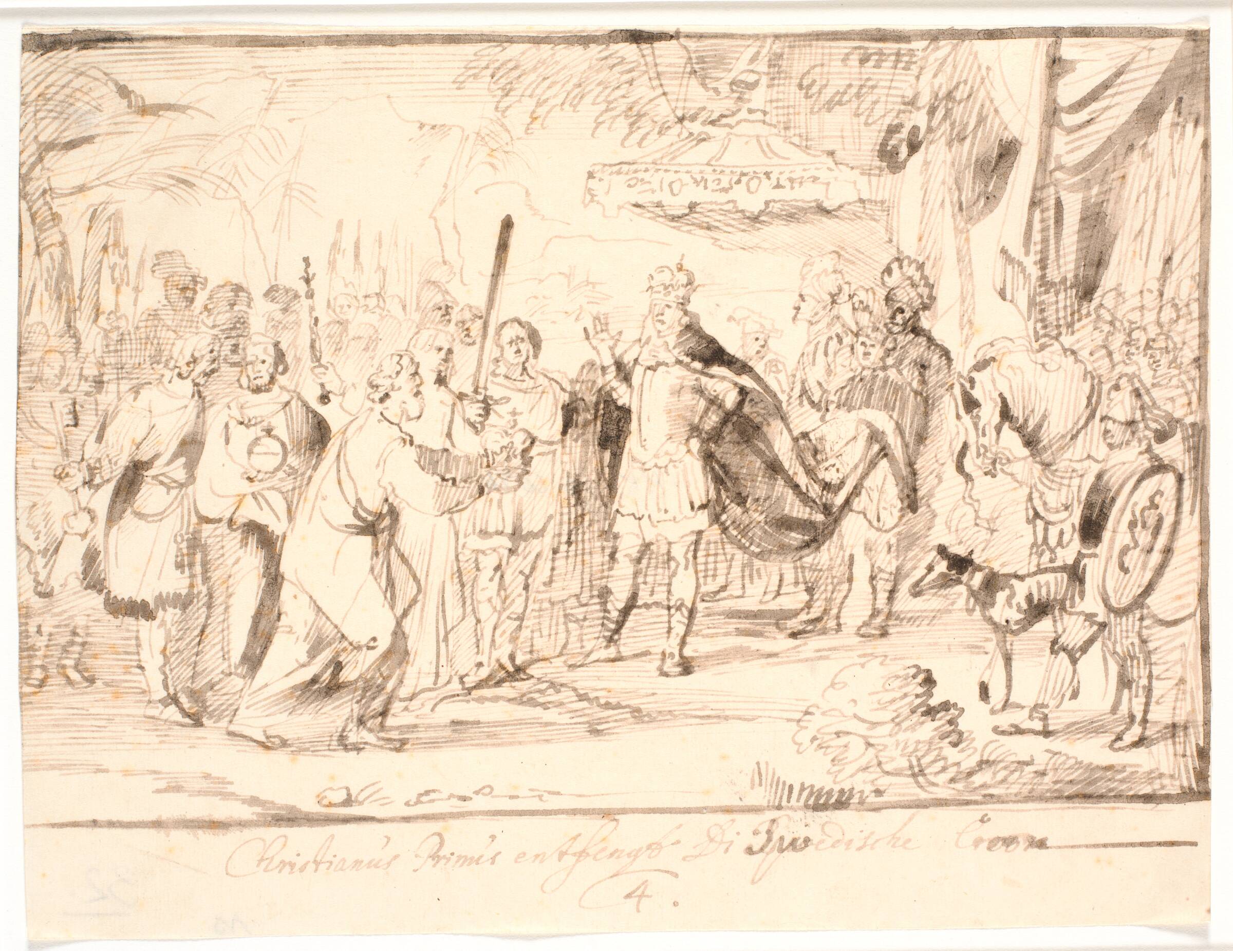 Christian I hyldes som konge af Sverige, maj 1458, Jürgen Ovens, 1663-1666