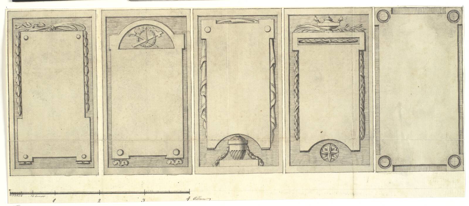 Udkast til ligstene, Andreas Weidenhaupt, 1738-1805