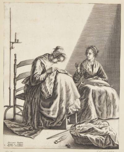 To kvinder, der syer