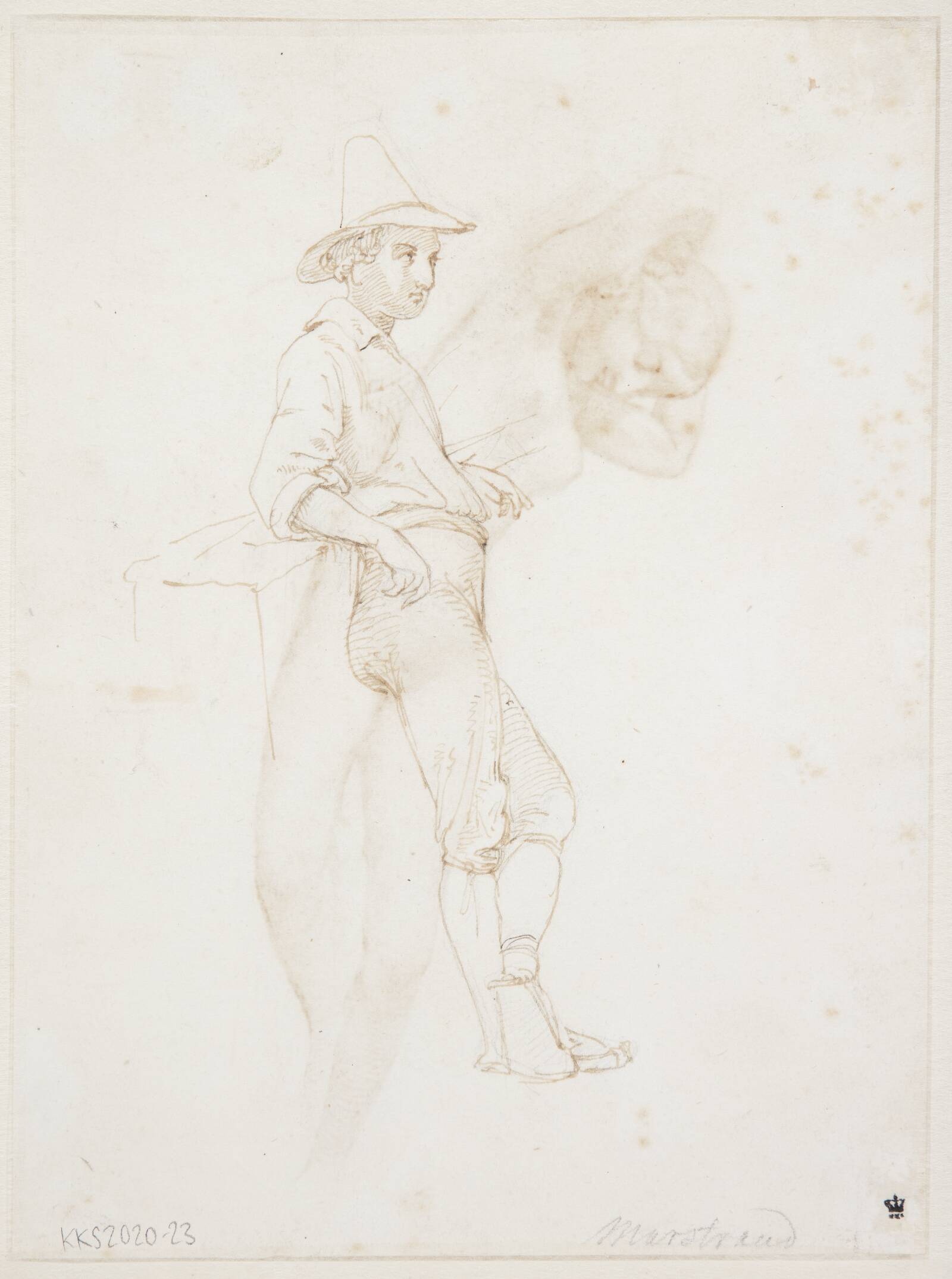 Italiensk bonde, Wilhelm Marstrand, 1810-1873