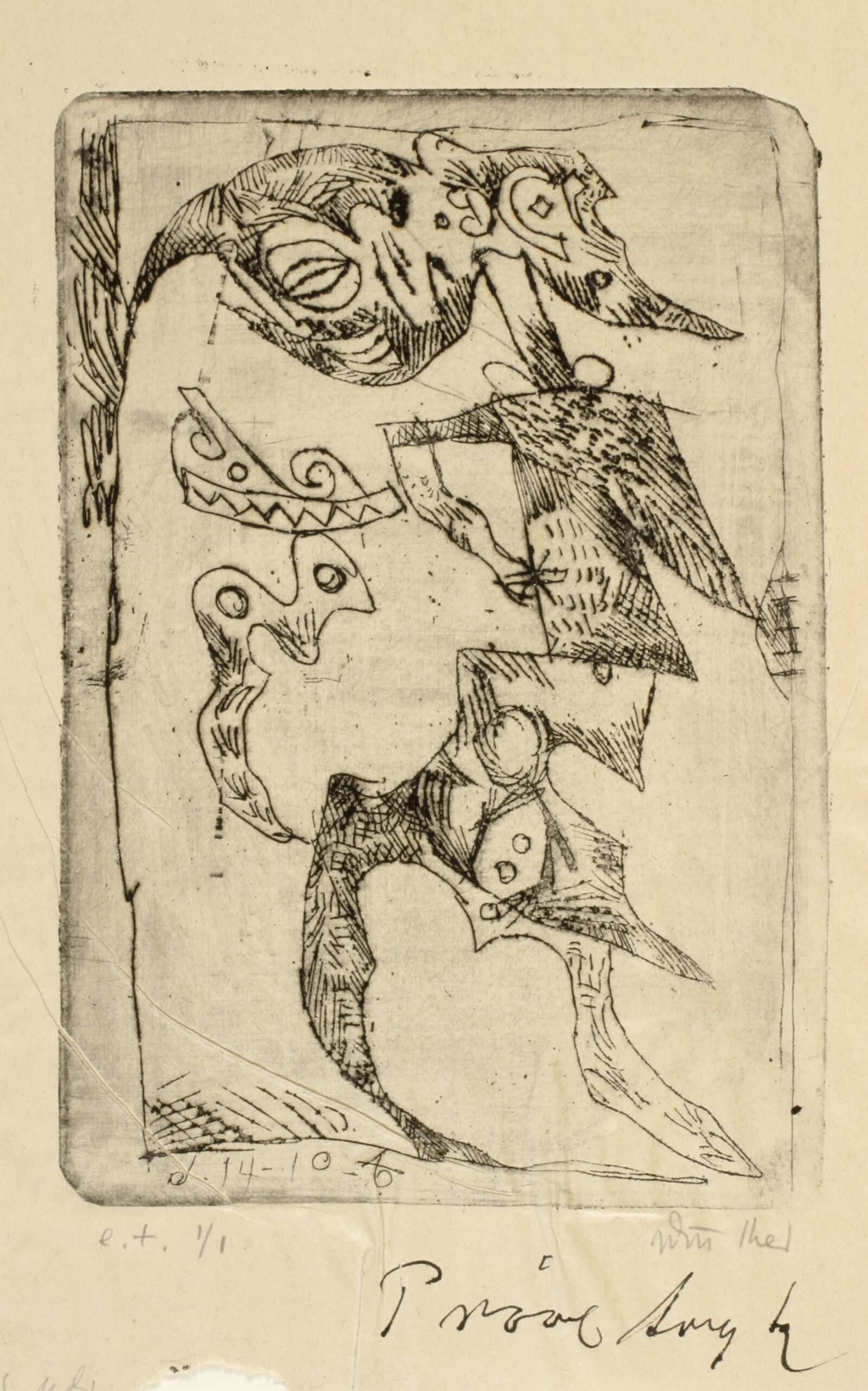Stående kvinde, Richard Winther, 1946
