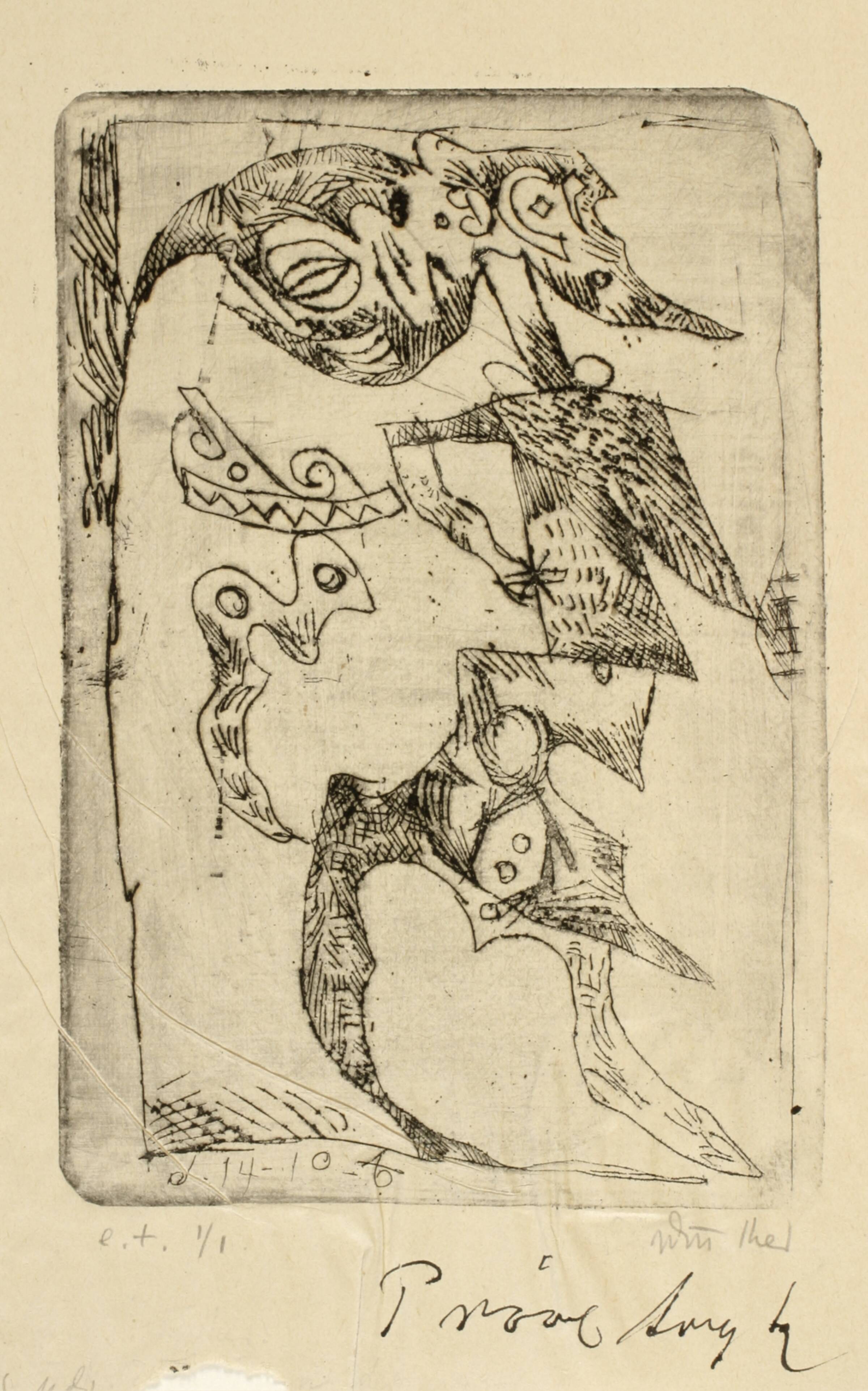 Stående kvinde, Richard Winther, 1946