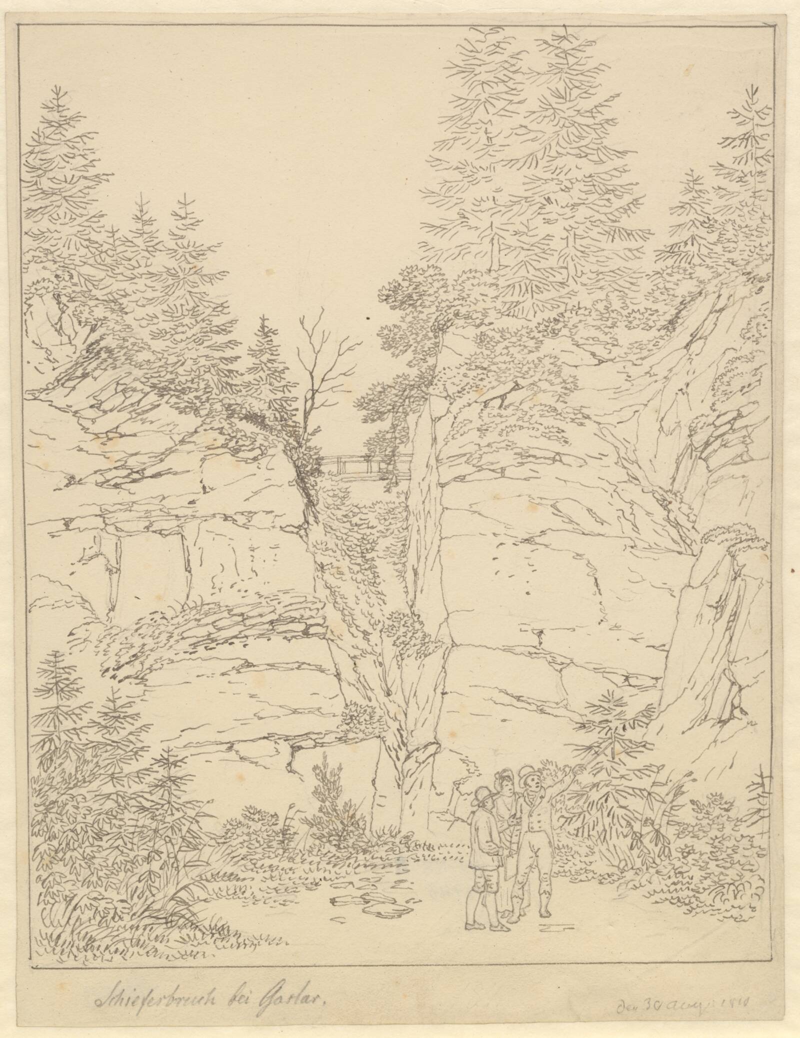 Skiferbrud ved Goslar, C.W. Eckersberg, 1810