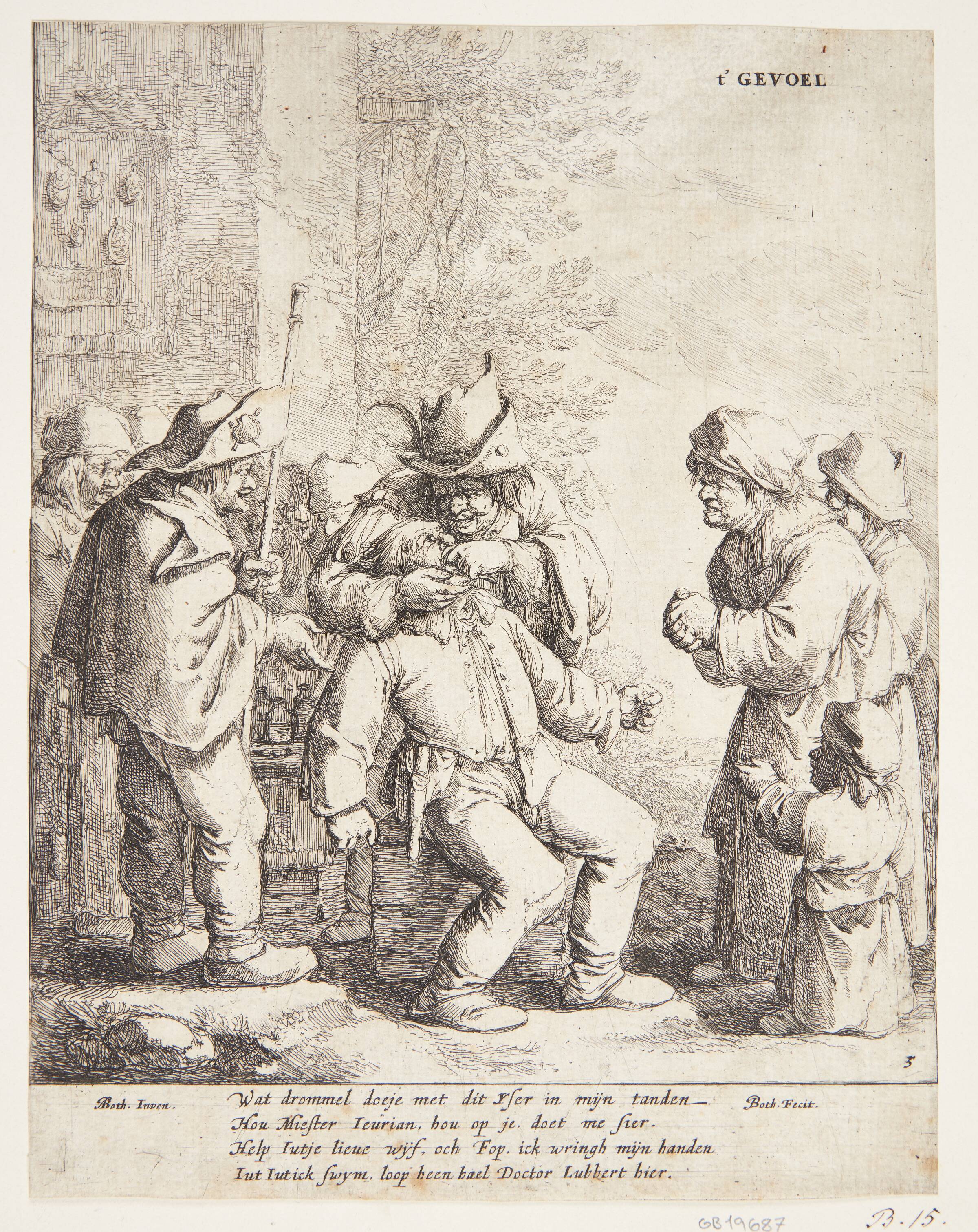 Følesansen, Jan Both, 1618-1654