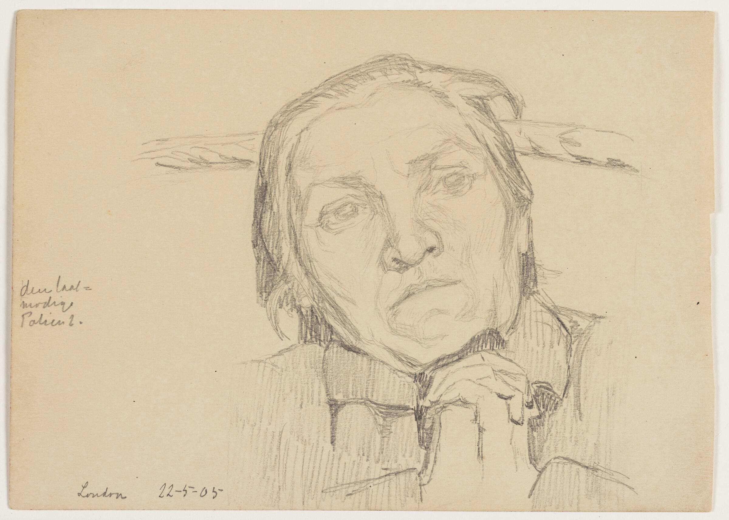 "Den tålmodige patient", Olivia Holm-Møller, 1905
