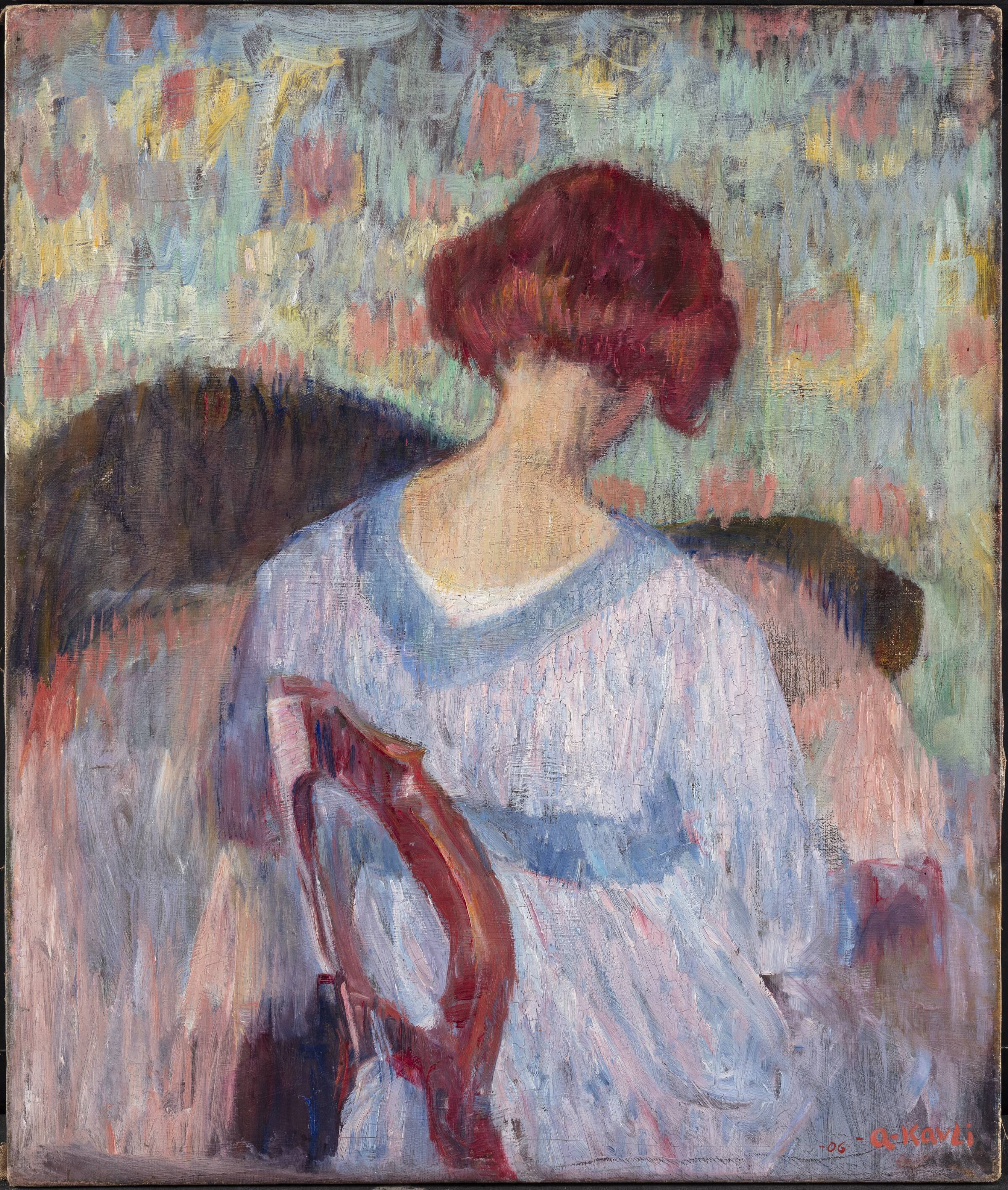 Interiør, Arne Kavli, 1906