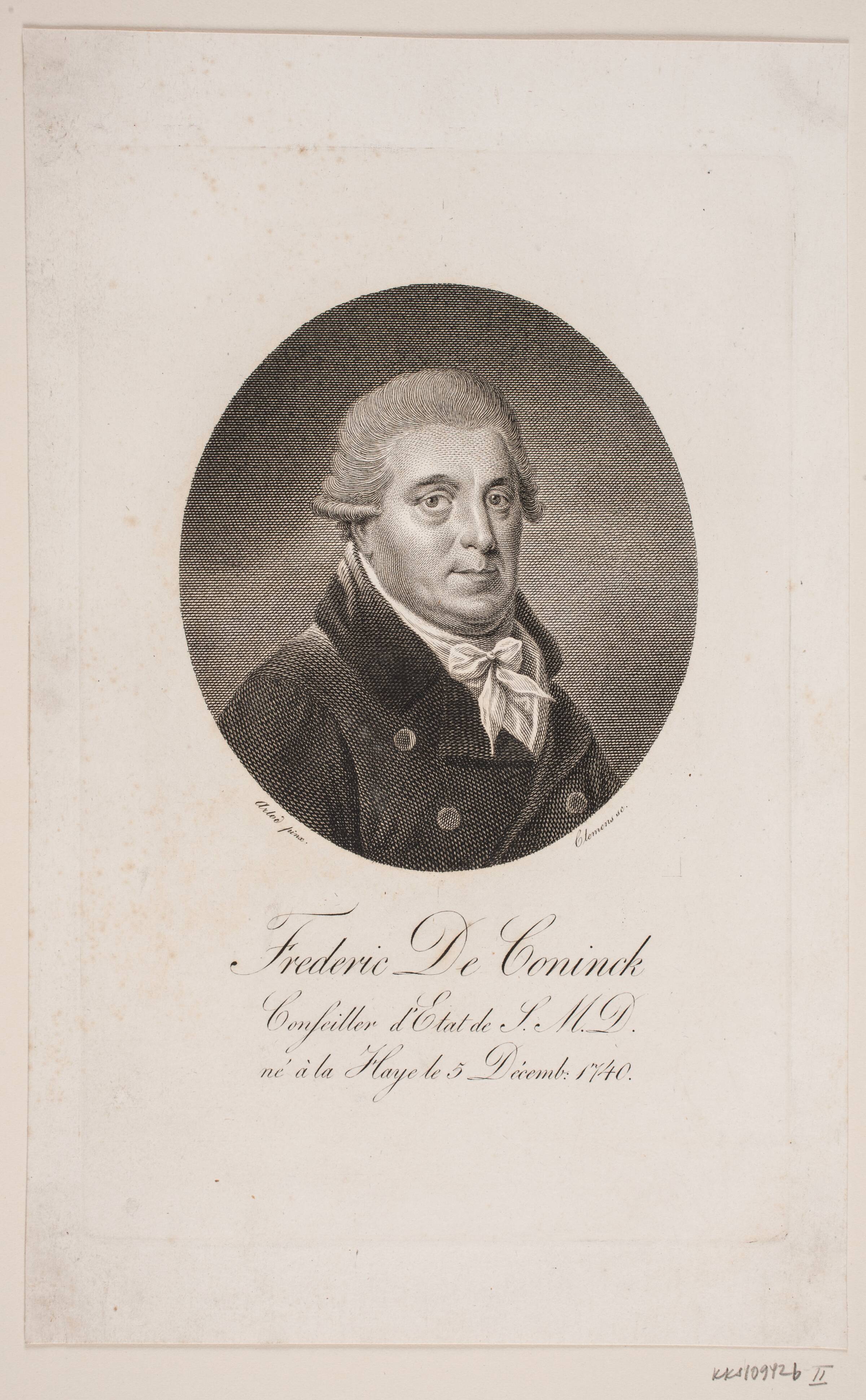 Fr. de Coninck, J.F. Clemens, 1748-1831