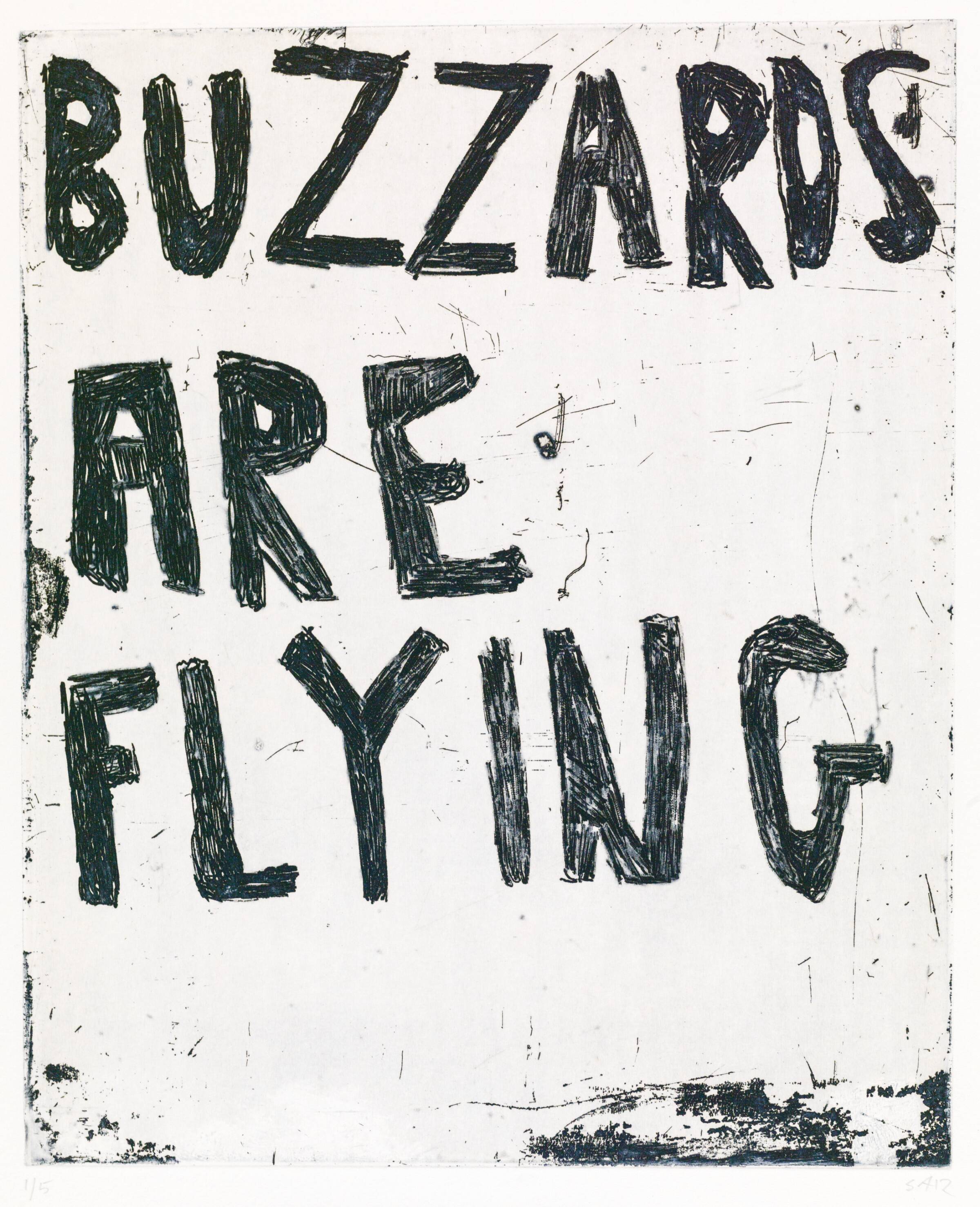 BUZZARDS ARE FLYING, Svend-Allan Sørensen, 2012