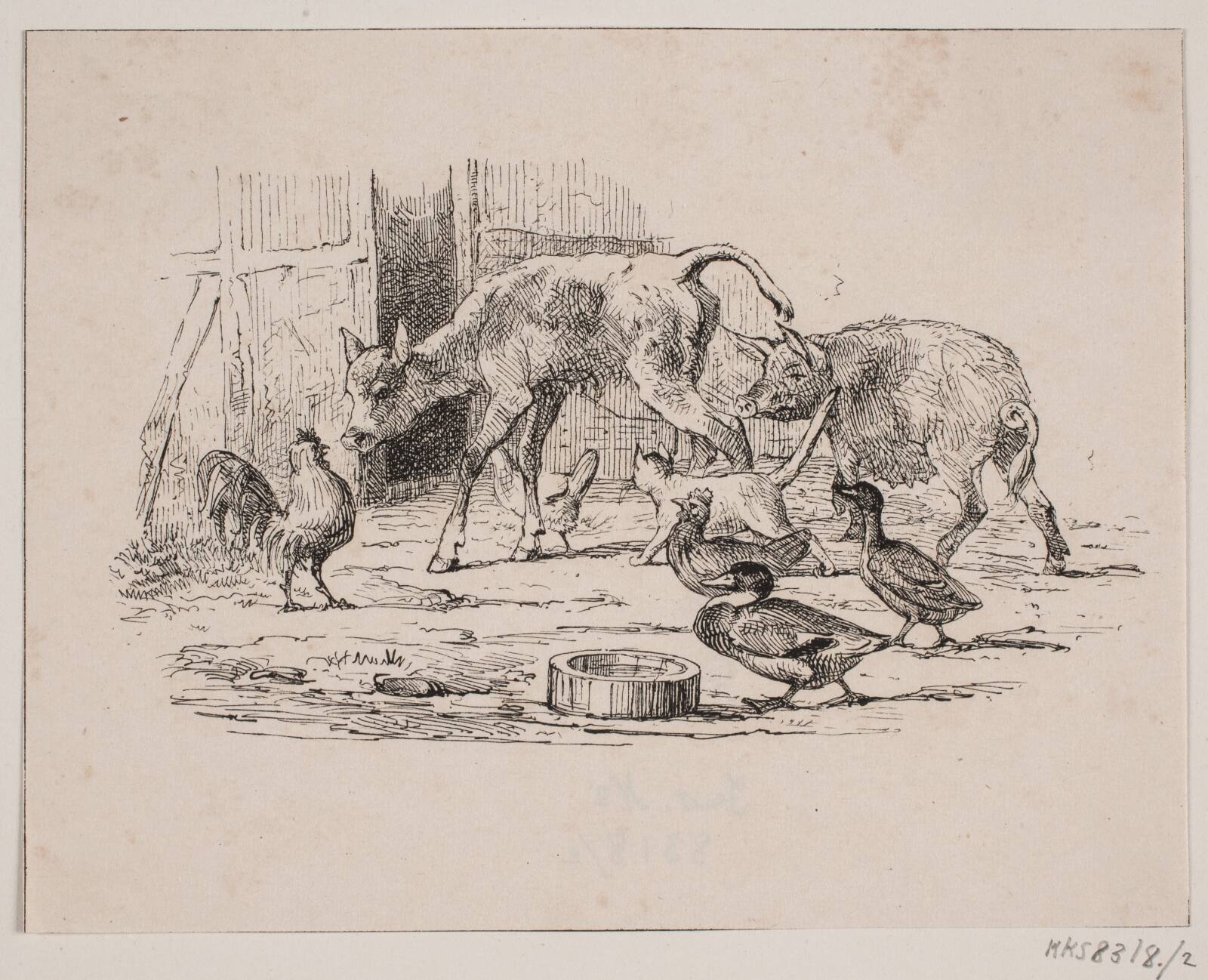 Spædkalven, Adolph Kittendorff, 1845