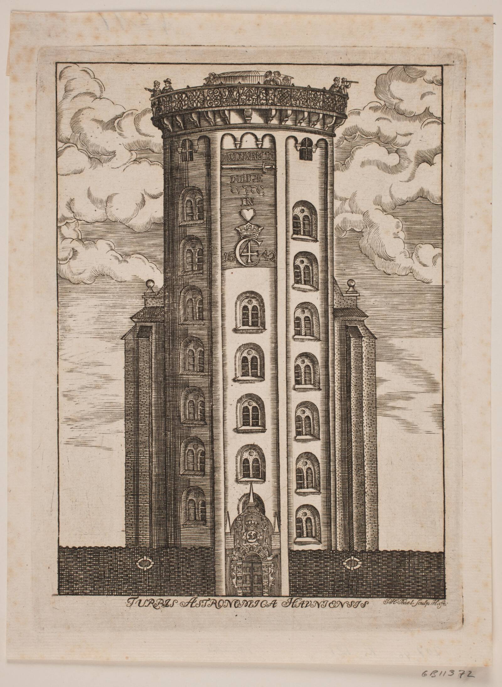 Rundetårn, Johan Herman Thiele, 1735-1750