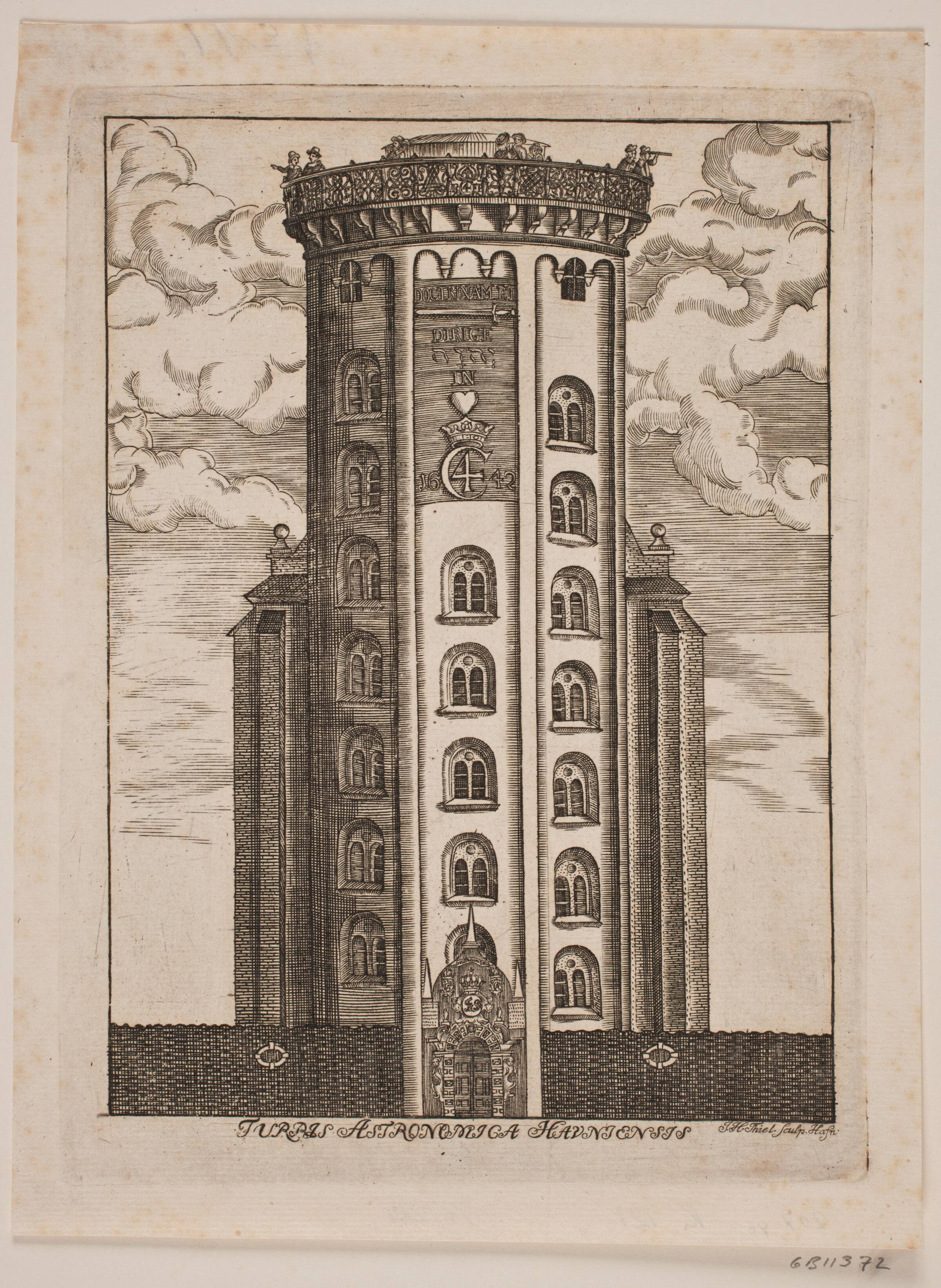 Rundetårn, Johan Herman Thiele, 1735-1750