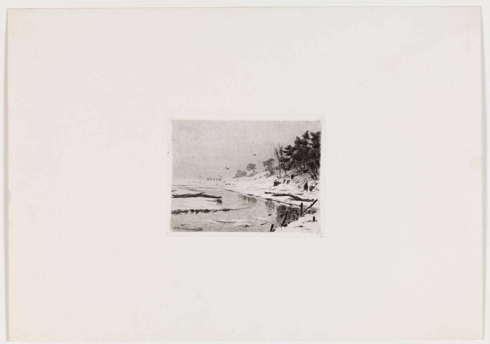 Strandparti, J.P. Wildenrath, 1896