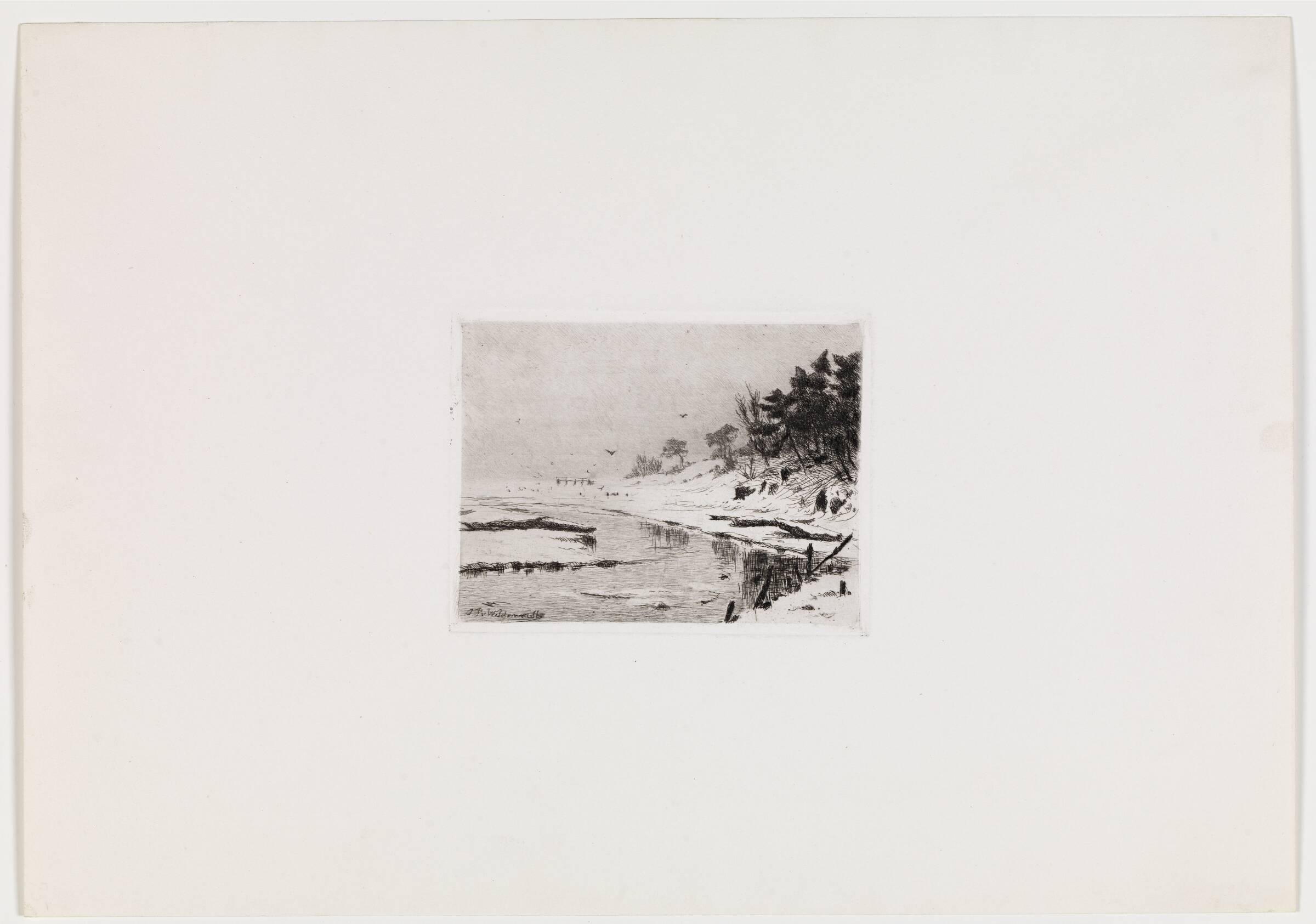 Strandparti, J.P. Wildenrath, 1896