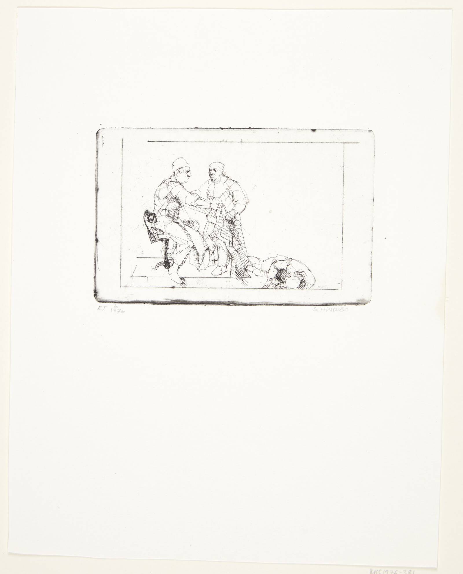 Tre mænd, Sys Hindsbo, 1976