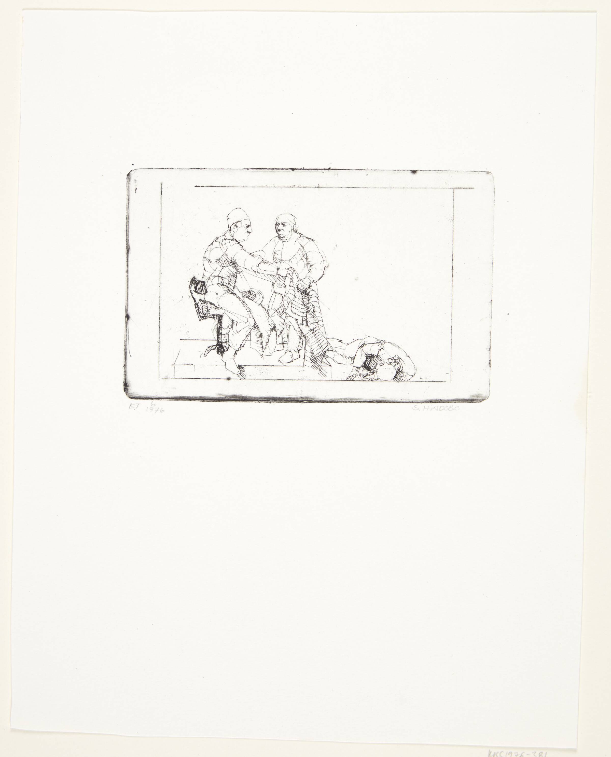 Tre mænd, Sys Hindsbo, 1976