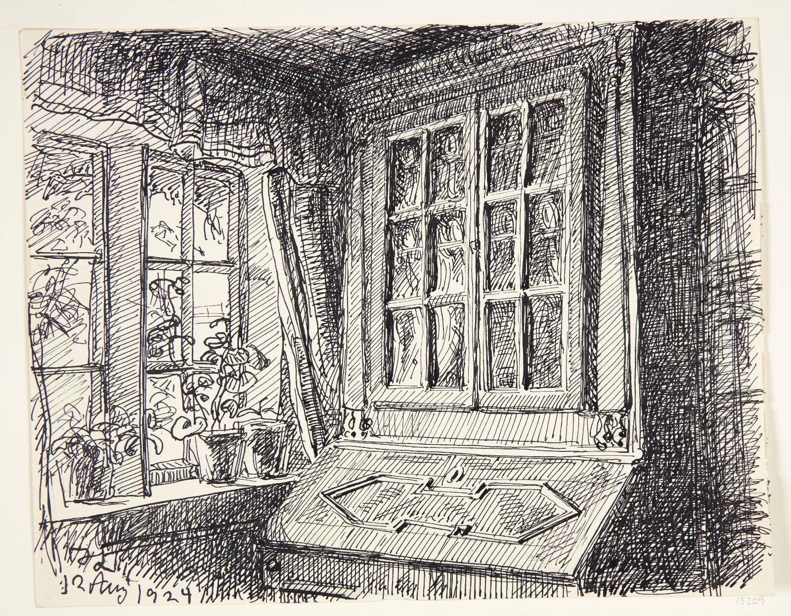 Interiør. Læsø, Johannes Larsen, 1924