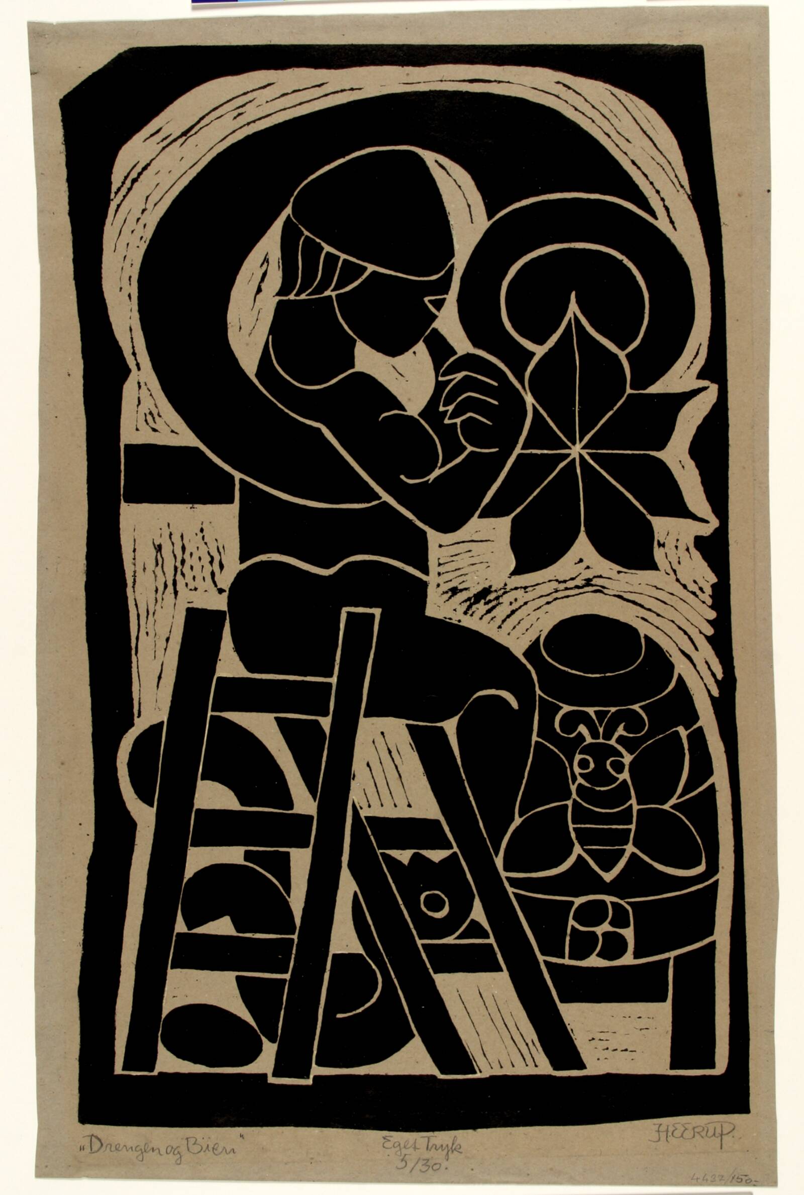 Drengen og Bien, Henry Heerup, 1956