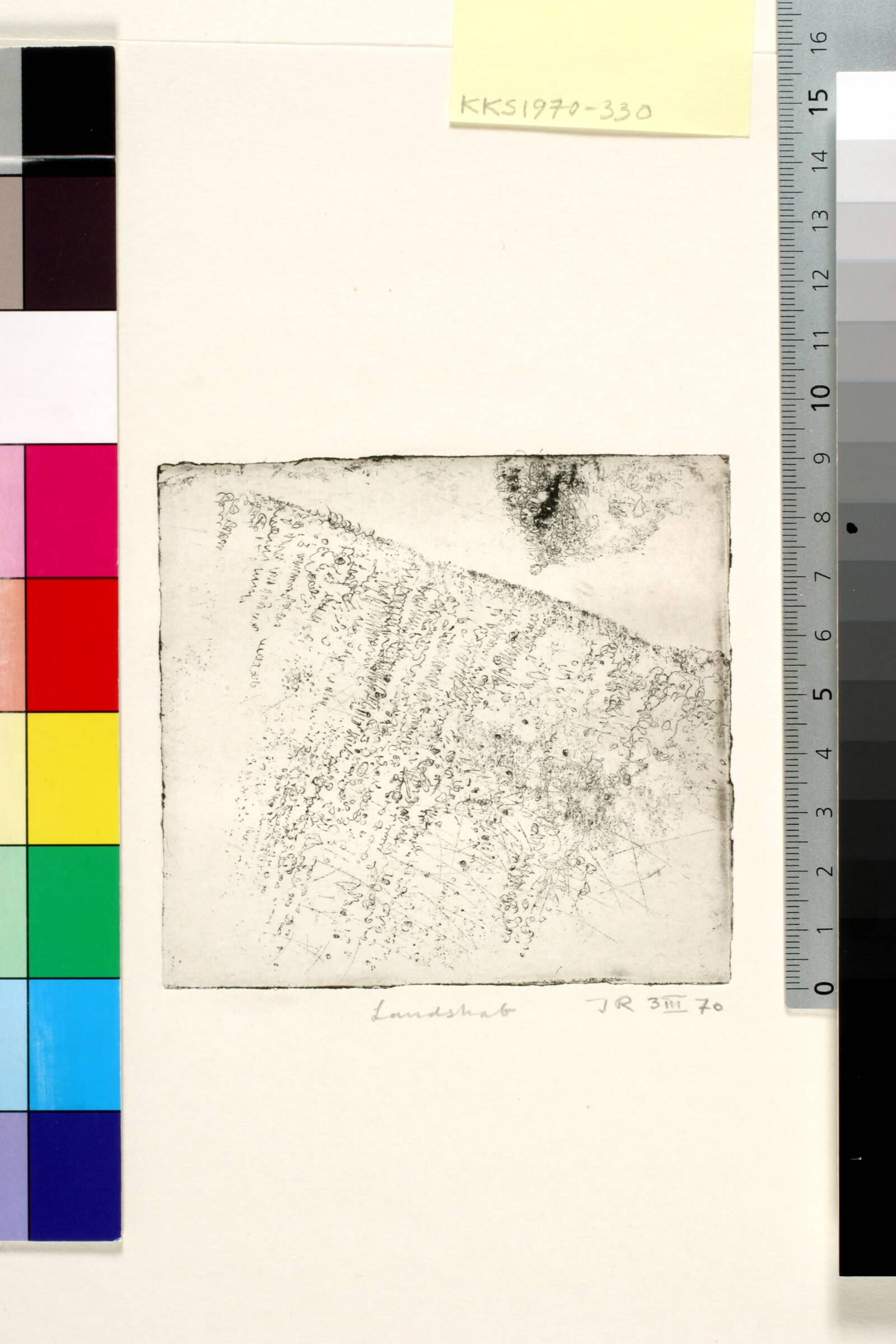 Landskab, Jørgen Rømer, 1970