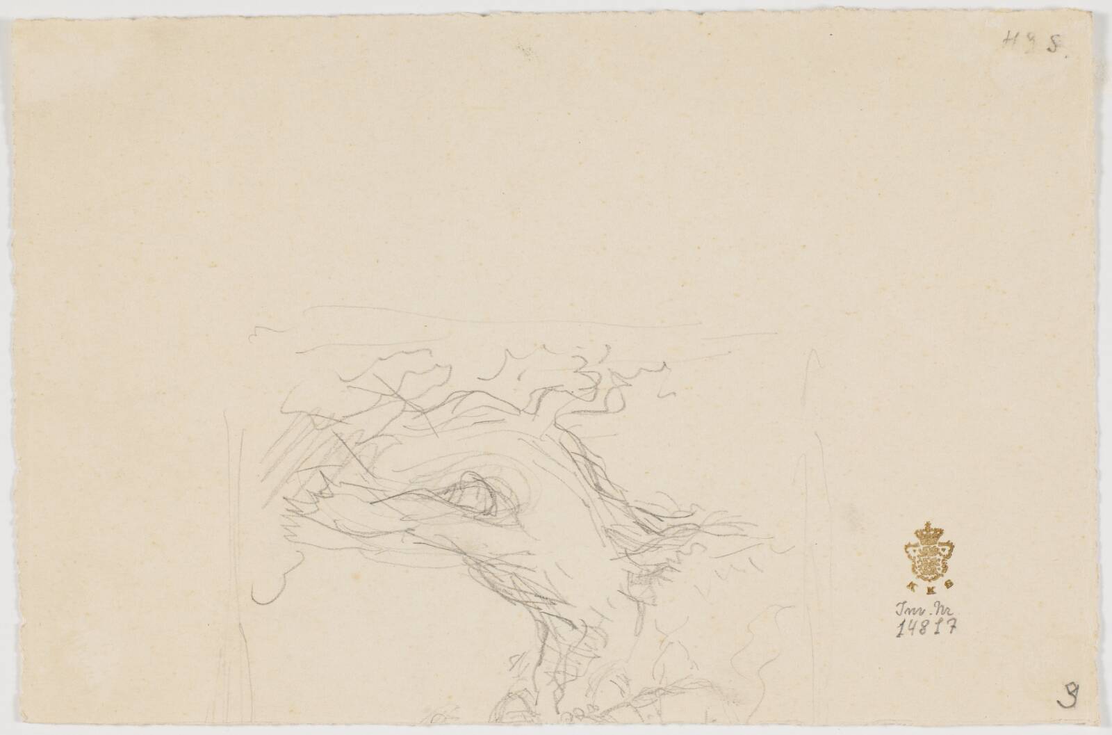 Træstamme, Niels Skovgaard, 1919