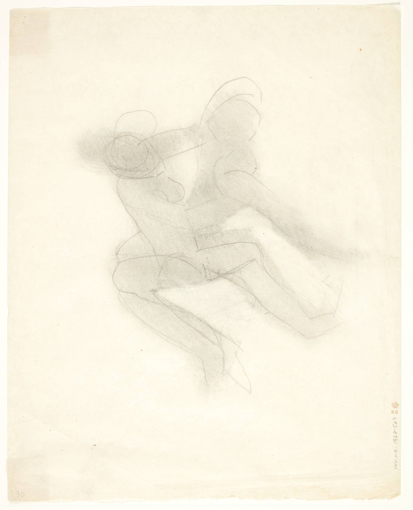 Elskovspar. Udkast til statuette, Gerhard Henning, 1920-1929