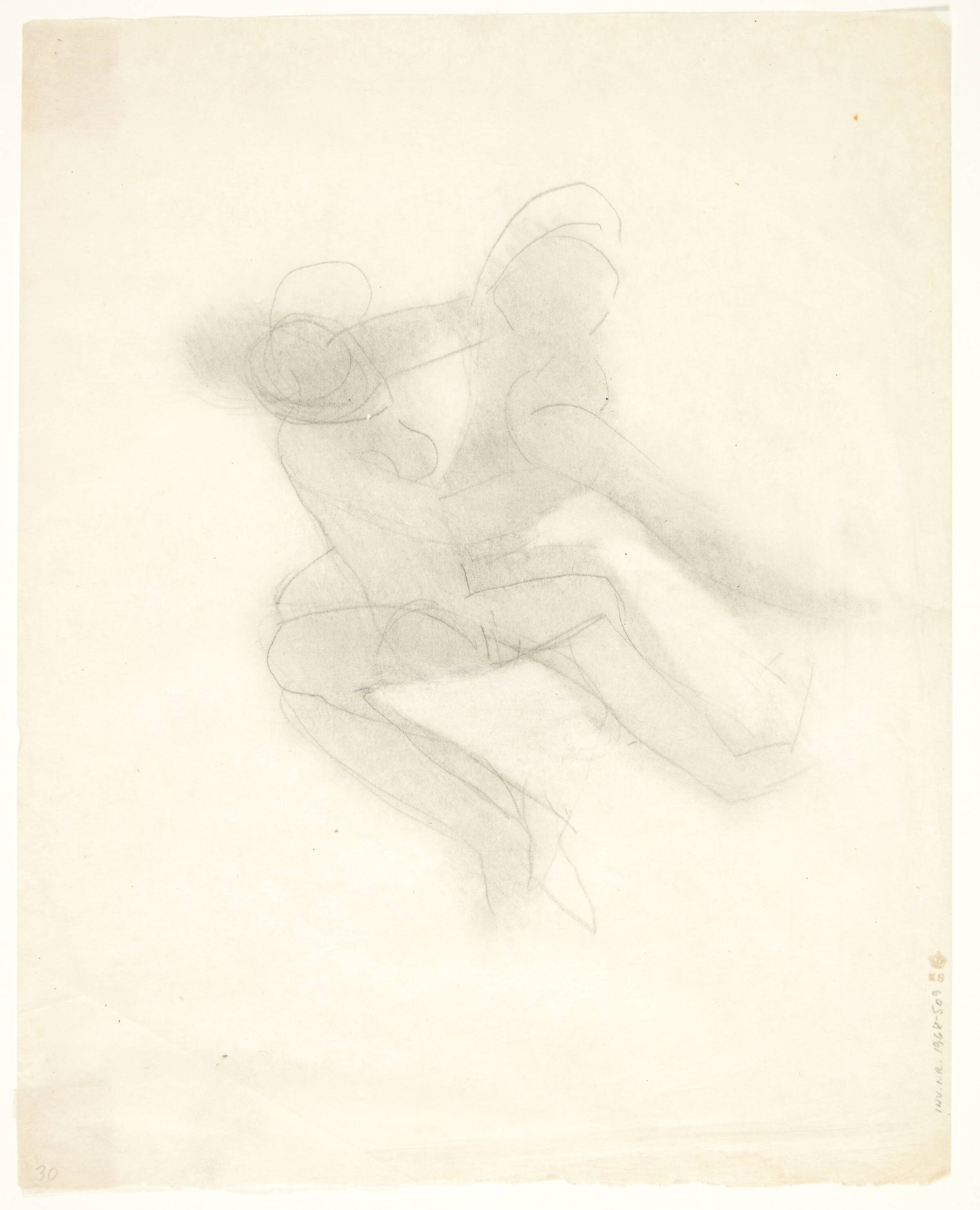 Elskovspar. Udkast til statuette, Gerhard Henning, 1920-1929