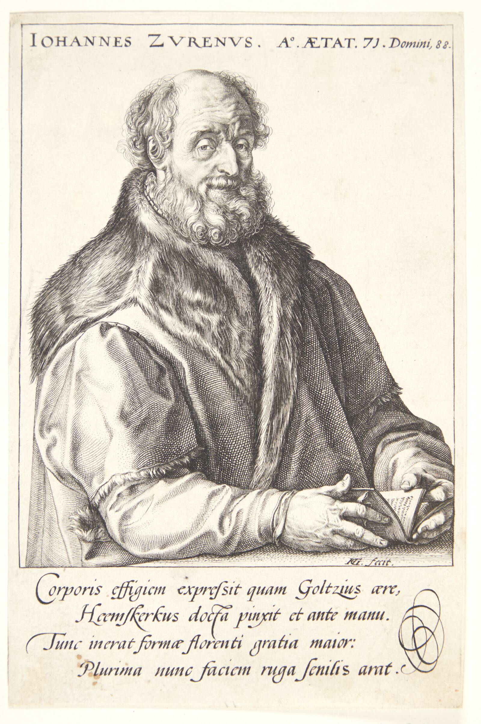 Jan van Zuren, Hendrick Goltzius, 1590