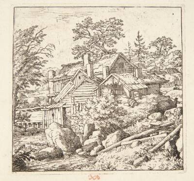 Huse på en bjergside