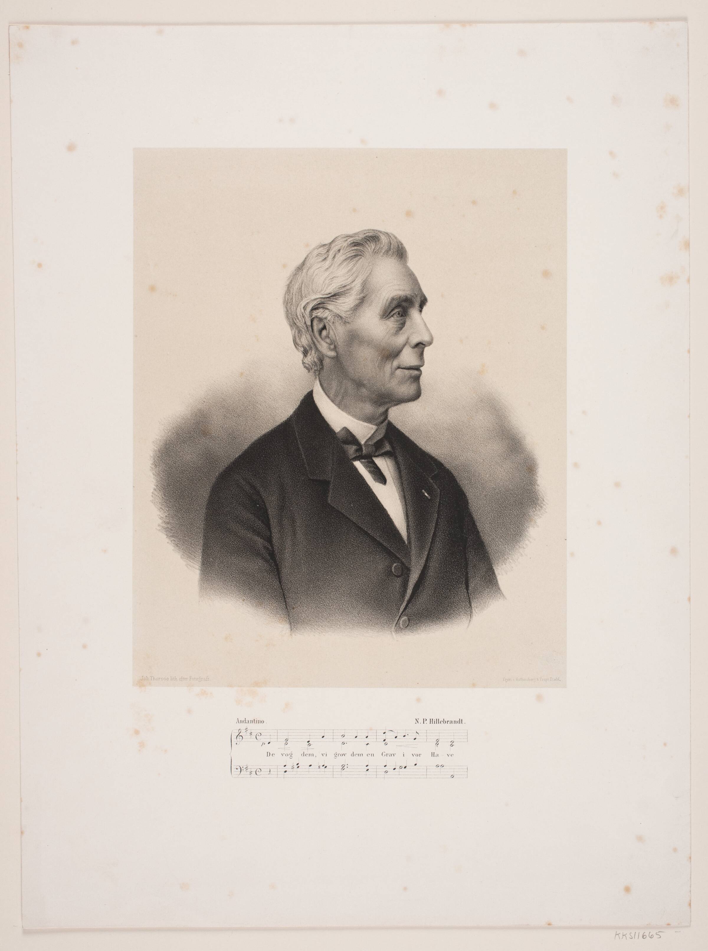 N. P. Hillebrandt, Johan Niels Martinus Thorsøe, 1884
