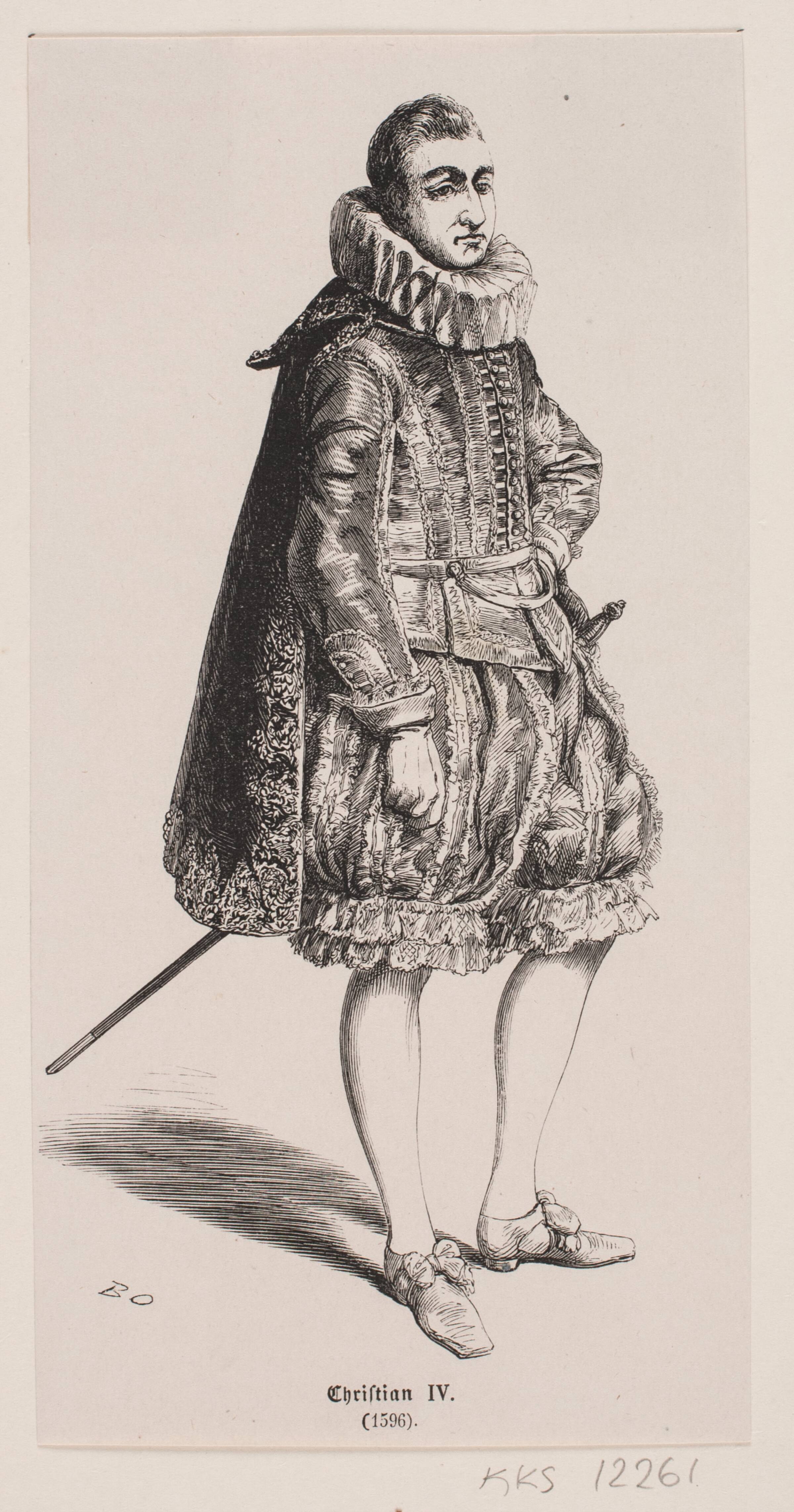 Christian IV som ung, Bernhard Olsen, 1859-1860