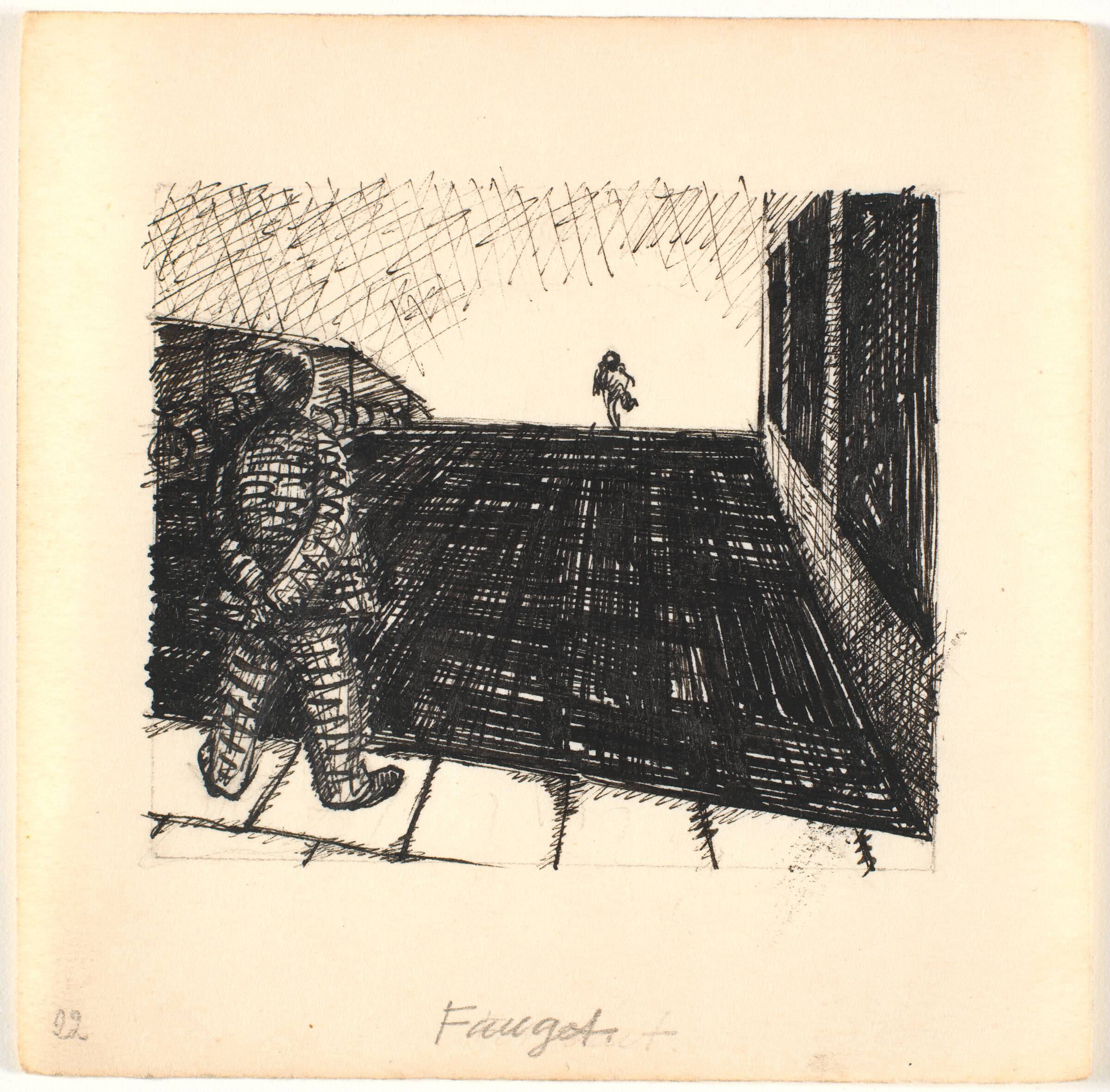 Fanget, Palle Nielsen, 1949